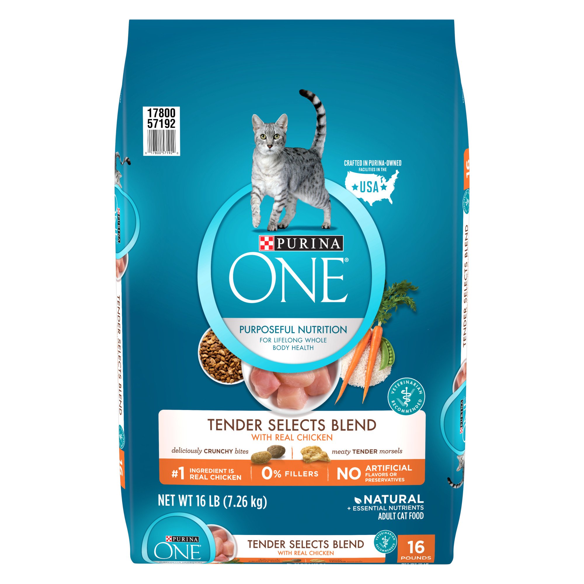 Purina ONE Chicken Tender Selects Adult Cat Food Petco
