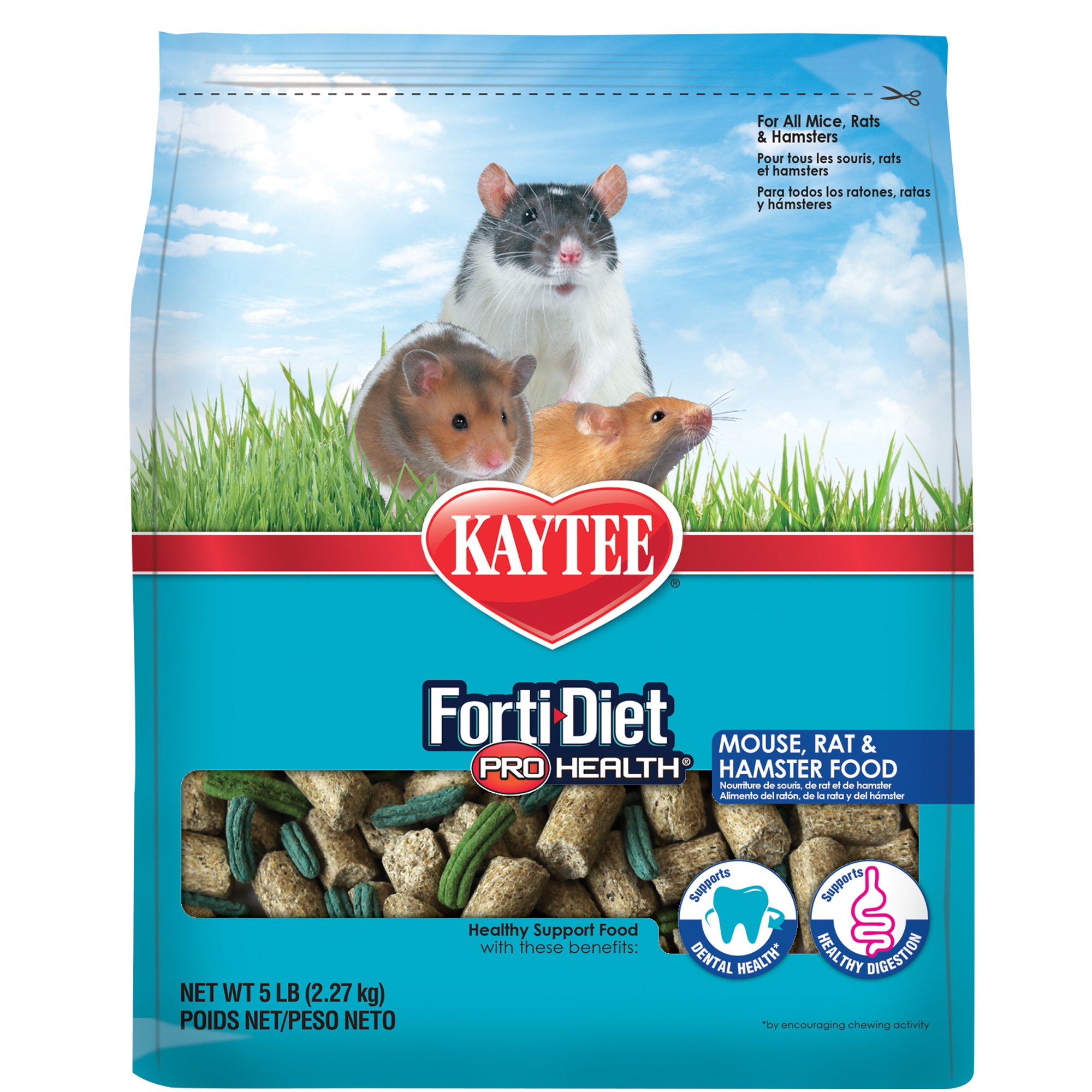 Kaytee FortiDiet ProHealth Rat/Mouse Food, 5 lbs. Petco