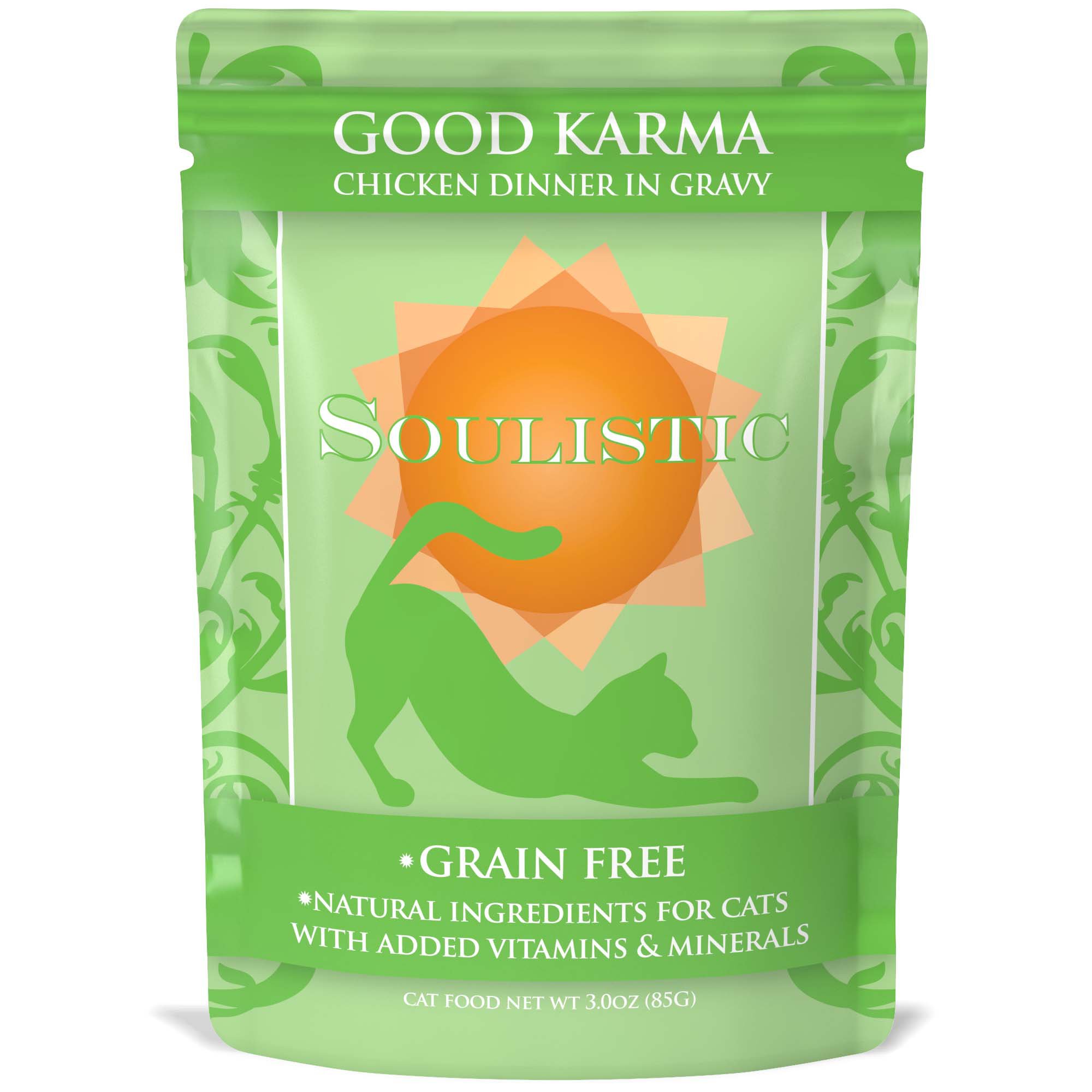 Soulistic Good Karma Chicken Dinner in Gravy Cat Food Pouches Petco