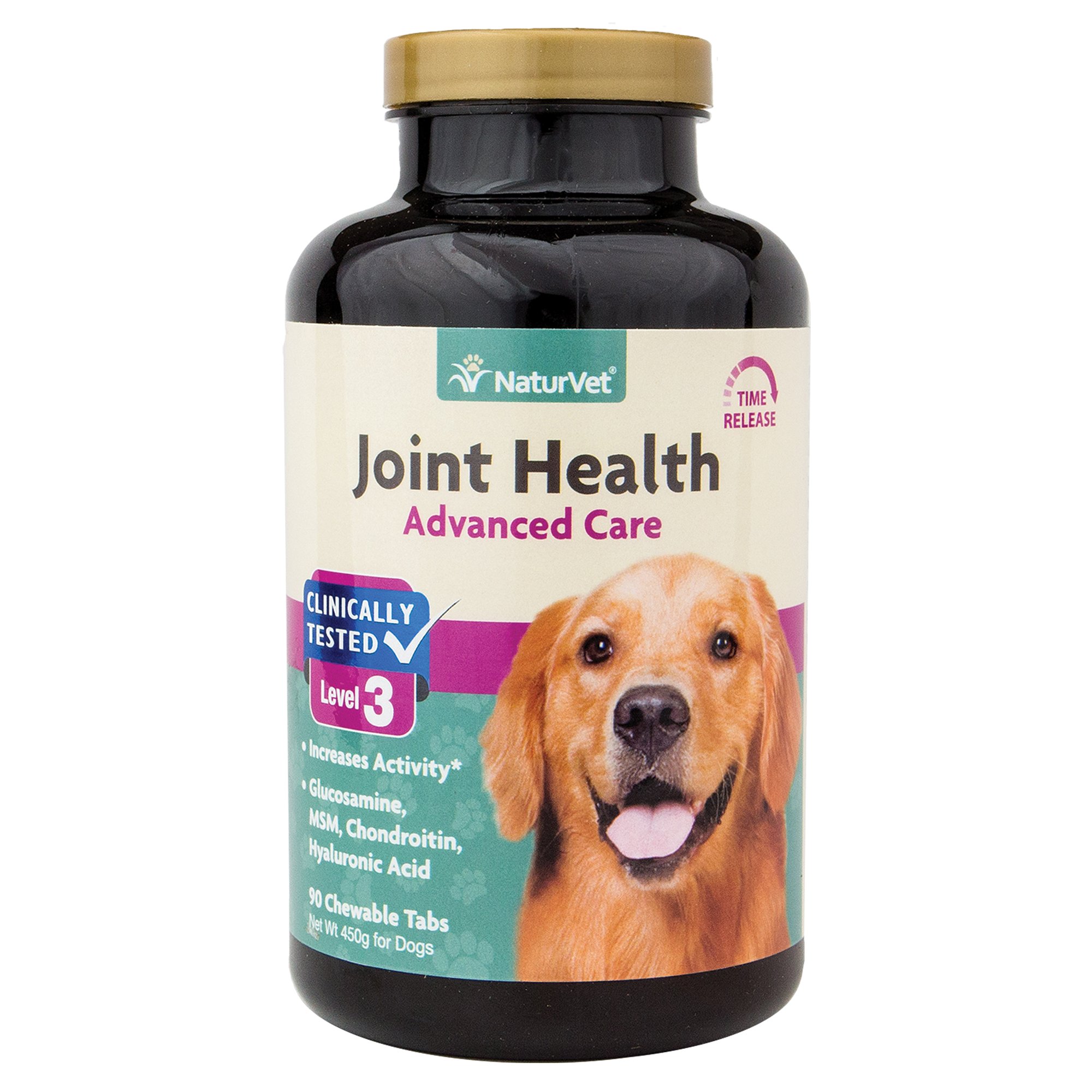 NaturVet Joint Health Time Release Level3 Supreme Hip & Joint Supplement for Dogs Petco