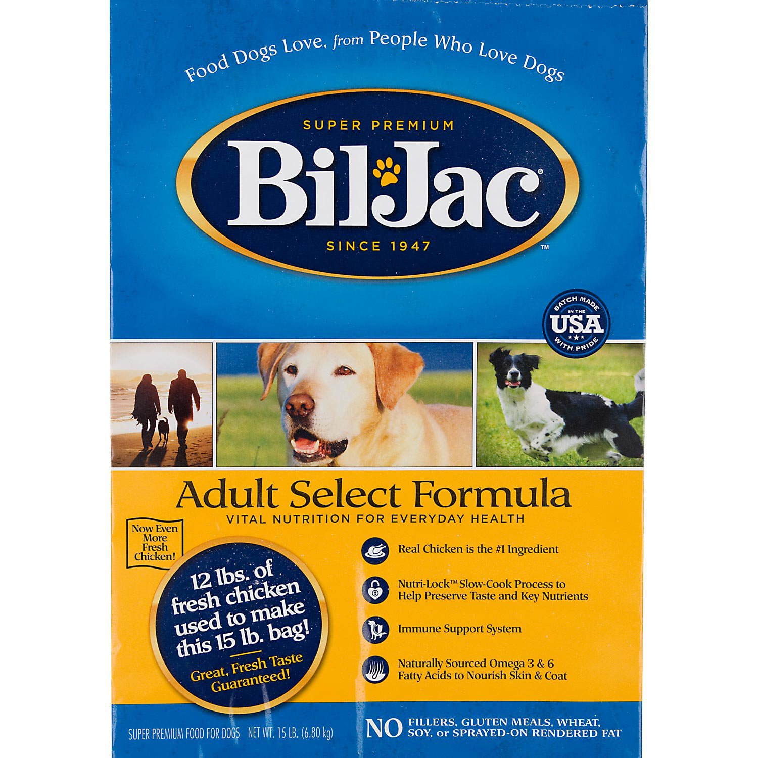 UPC 731794001071 product image for Bil-Jac Adult Select Dry Dog Food, 15 lbs. () | upcitemdb.com