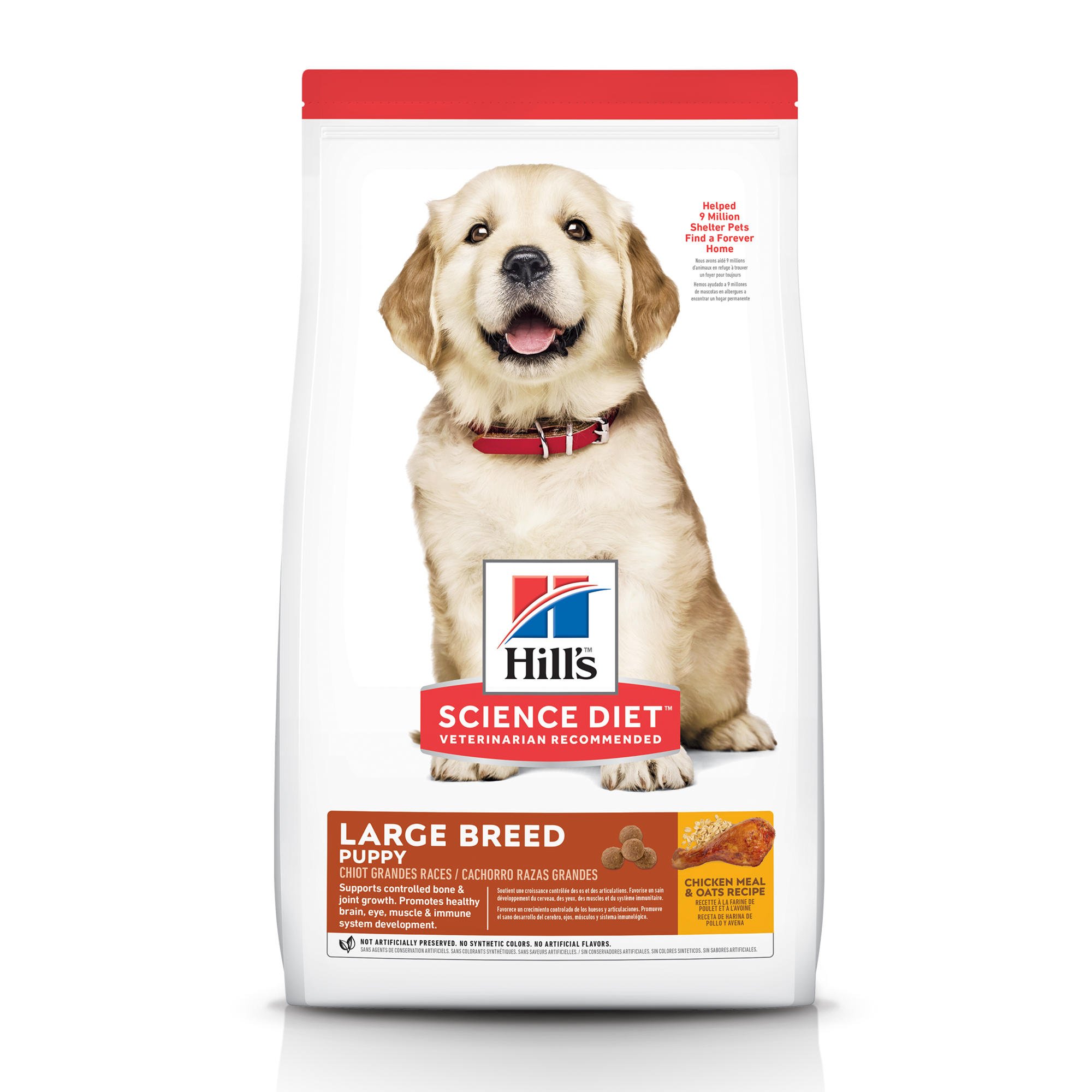 Hill's Science Diet Large Breed Dry Puppy Food, 30 lbs ...