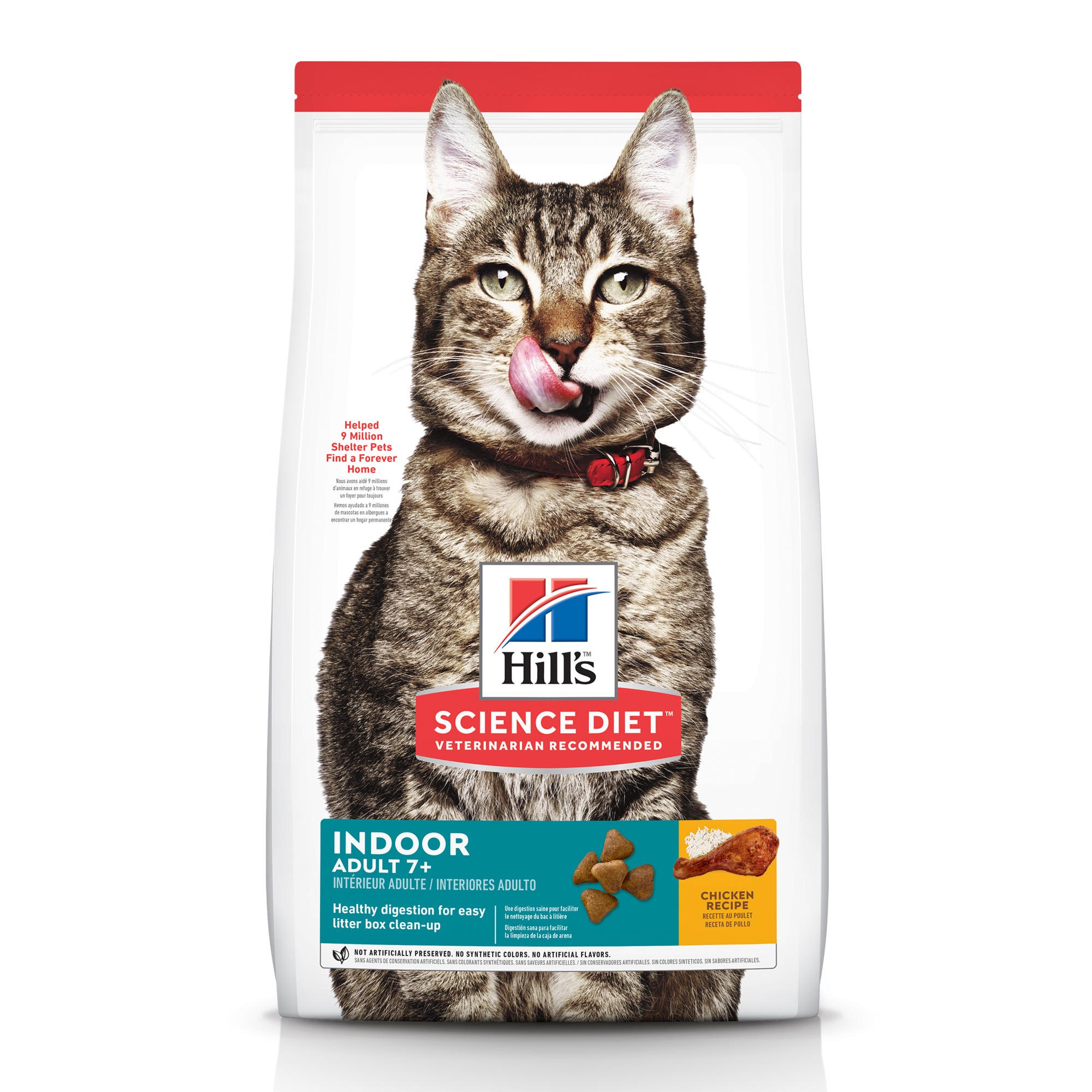 Hill's Science Diet Adult 7+ Indoor Chicken Recipe Dry Cat Food Petco