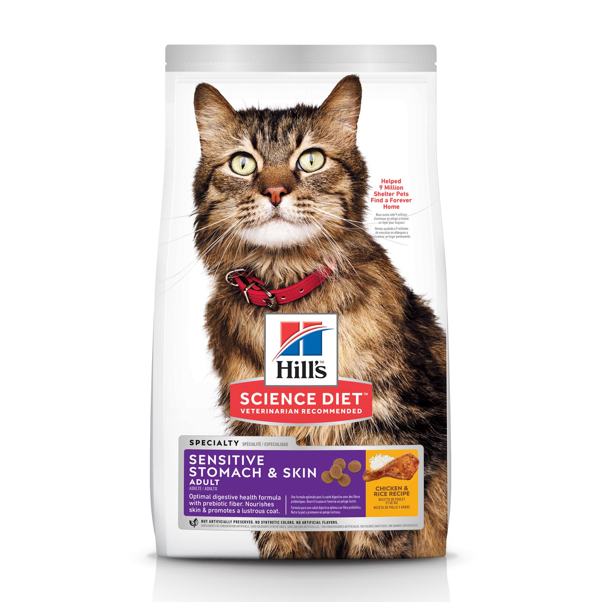 Hill's Science Diet Sensitive Stomach & Skin Adult Dry Cat ...
