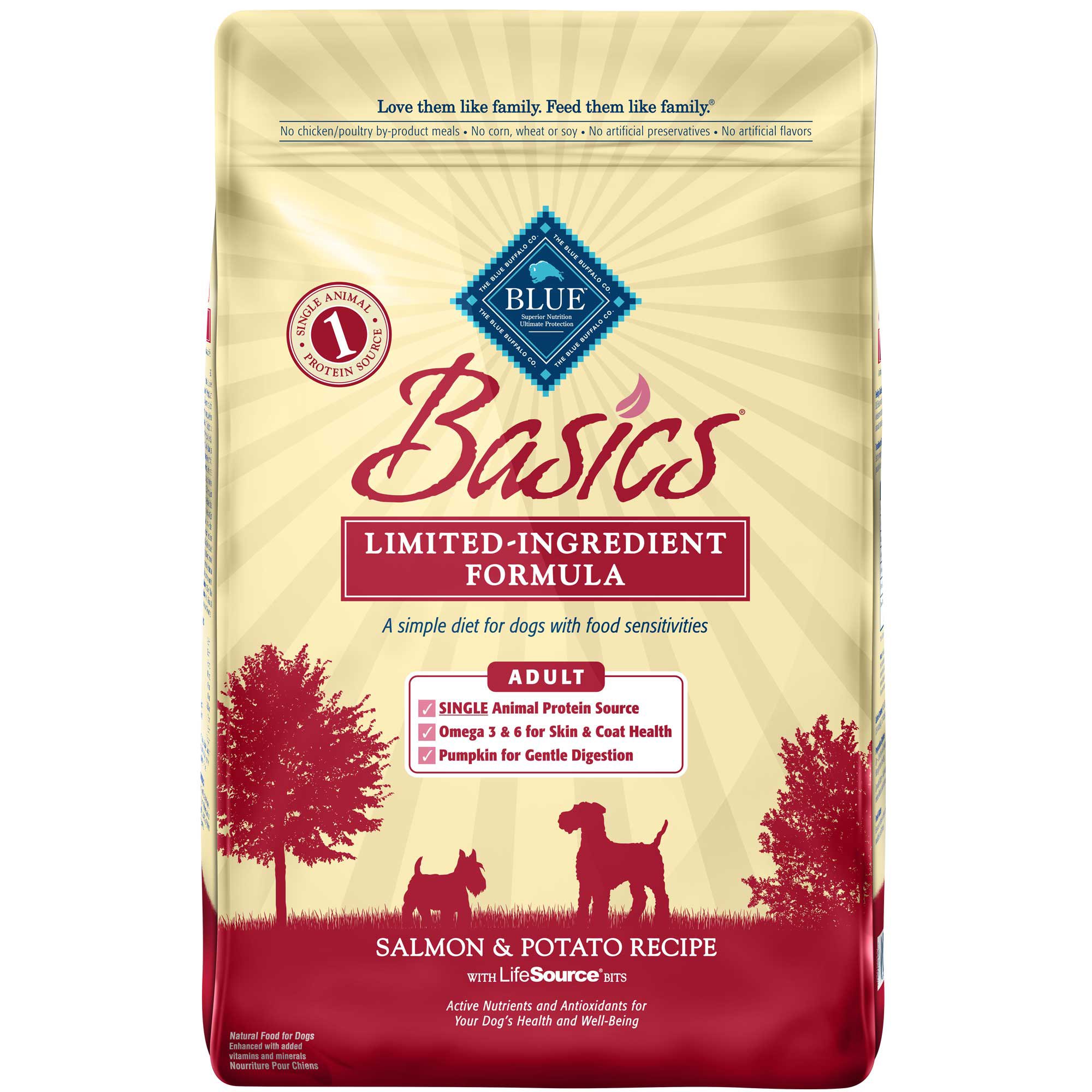 Blue Buffalo Blue Basics Adult Salmon & Potato Recipe Dry Dog Food | Petco