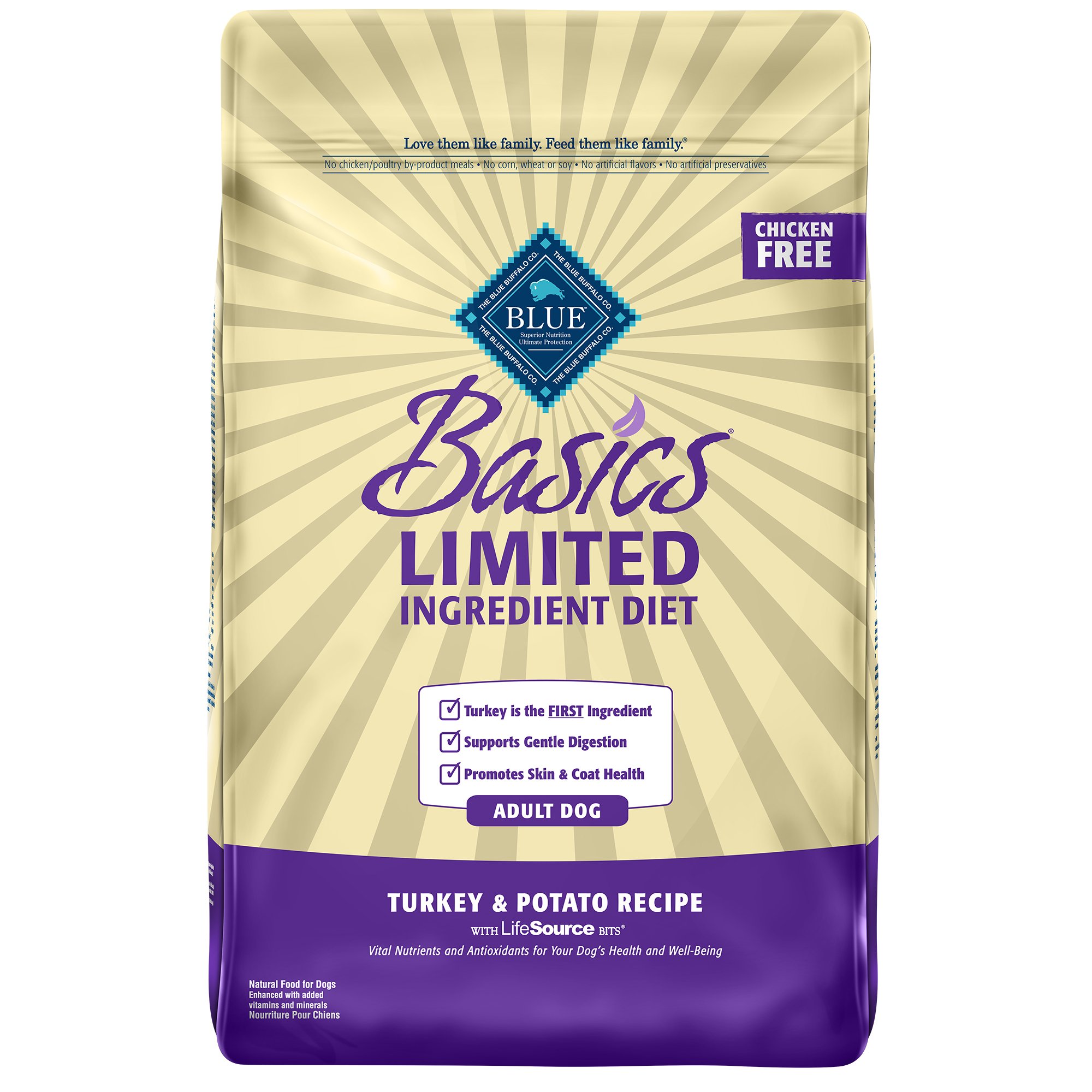 Blue basics dog food