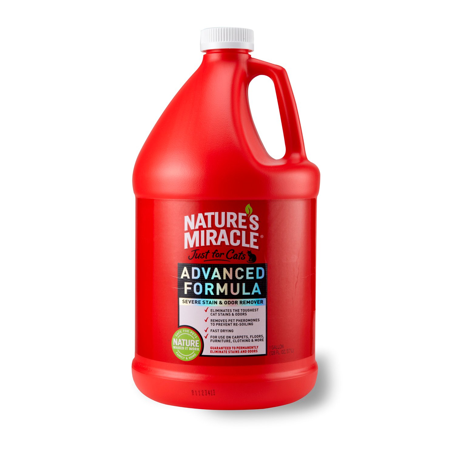 UPC 018065057242 product image for Nature's Miracle Advanced Just for Cats Stain & Odor Remover (1 gallon) | upcitemdb.com