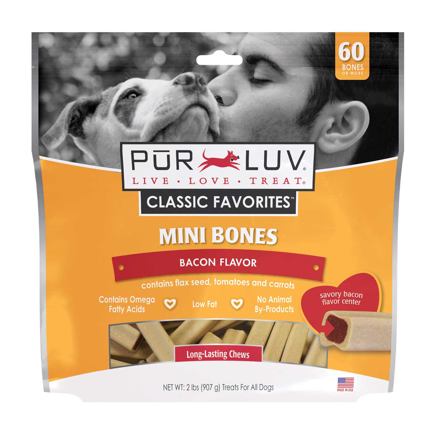 UPC 073091822844 product image for Pur Luv Mini Bones Dog Treats for Small Dogs | upcitemdb.com