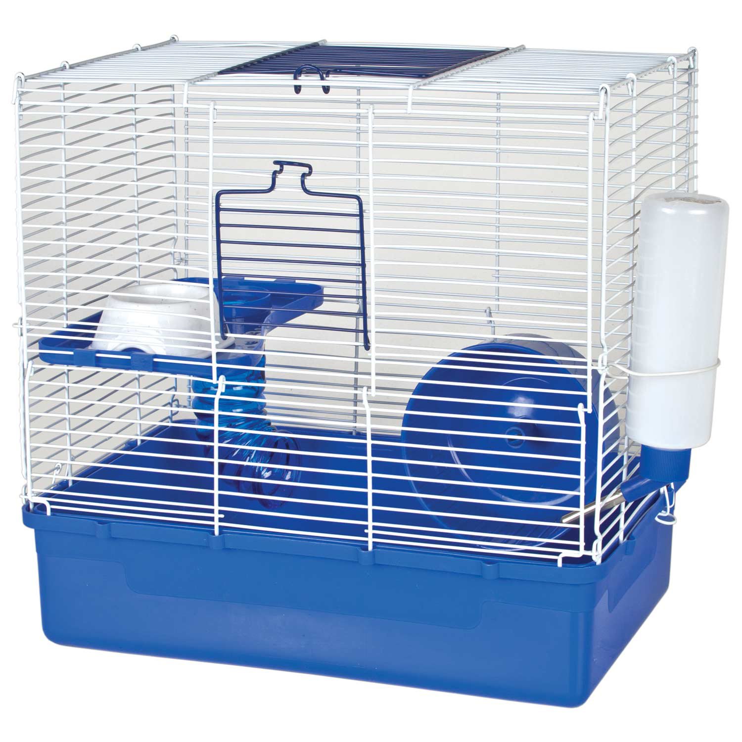 Ware Home Sweet Home Blue 2 Story Hamster Cage Petco,Silver Nickels