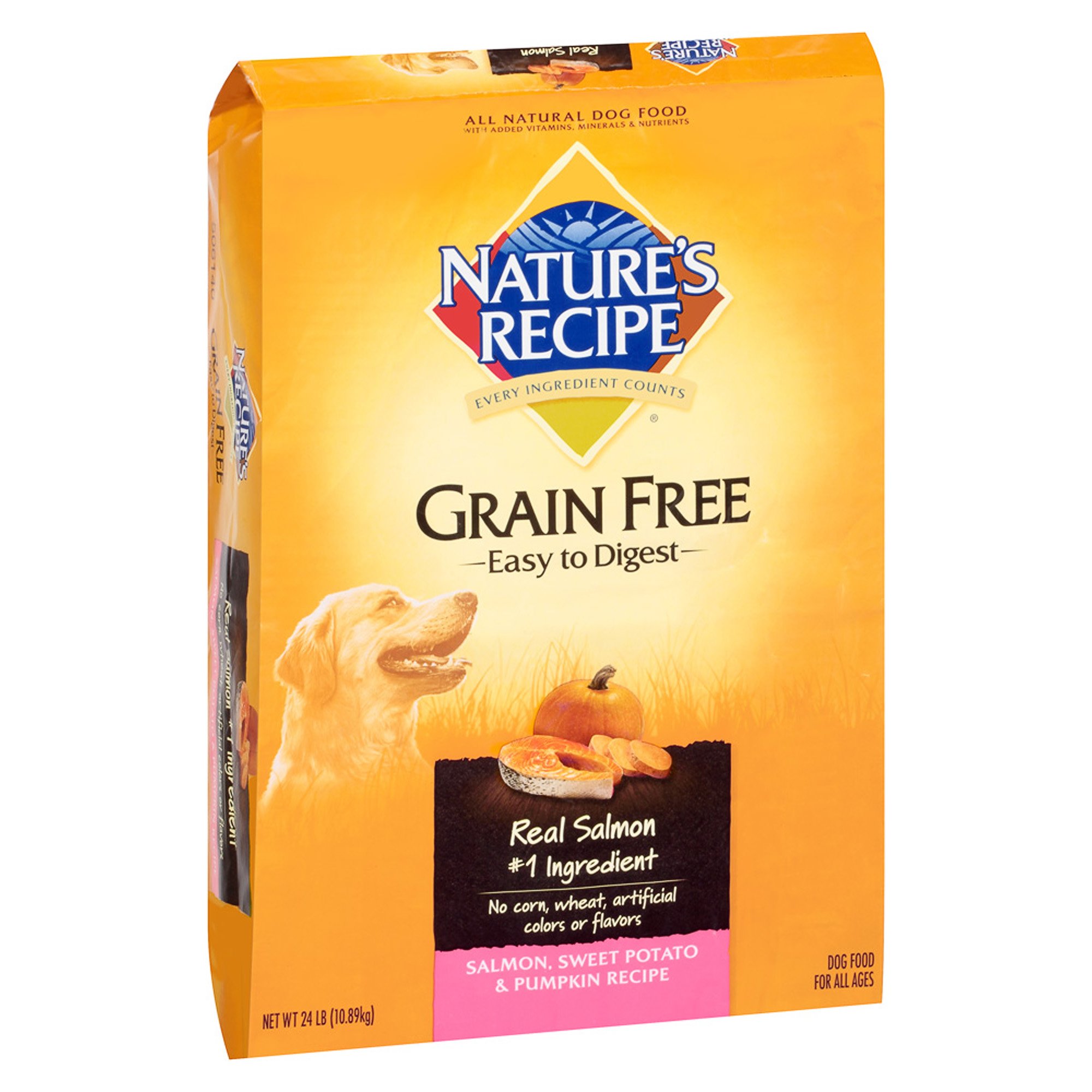 Nature's Recipe GrainFree Salmon, Sweet Potato & Pumpkin Dry Dog Food