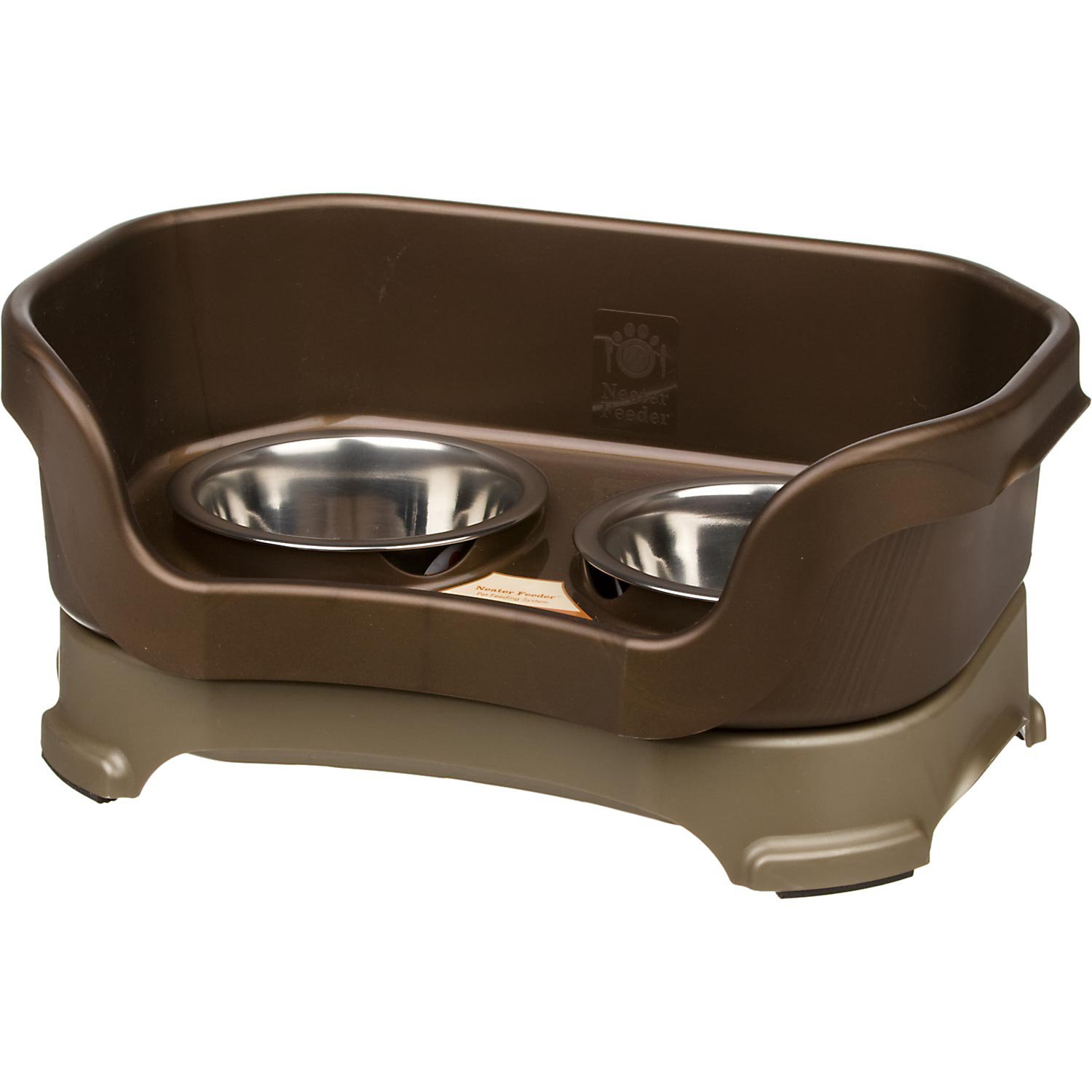 Neater Brands Bronze Elevated Dog Diner Small Petco