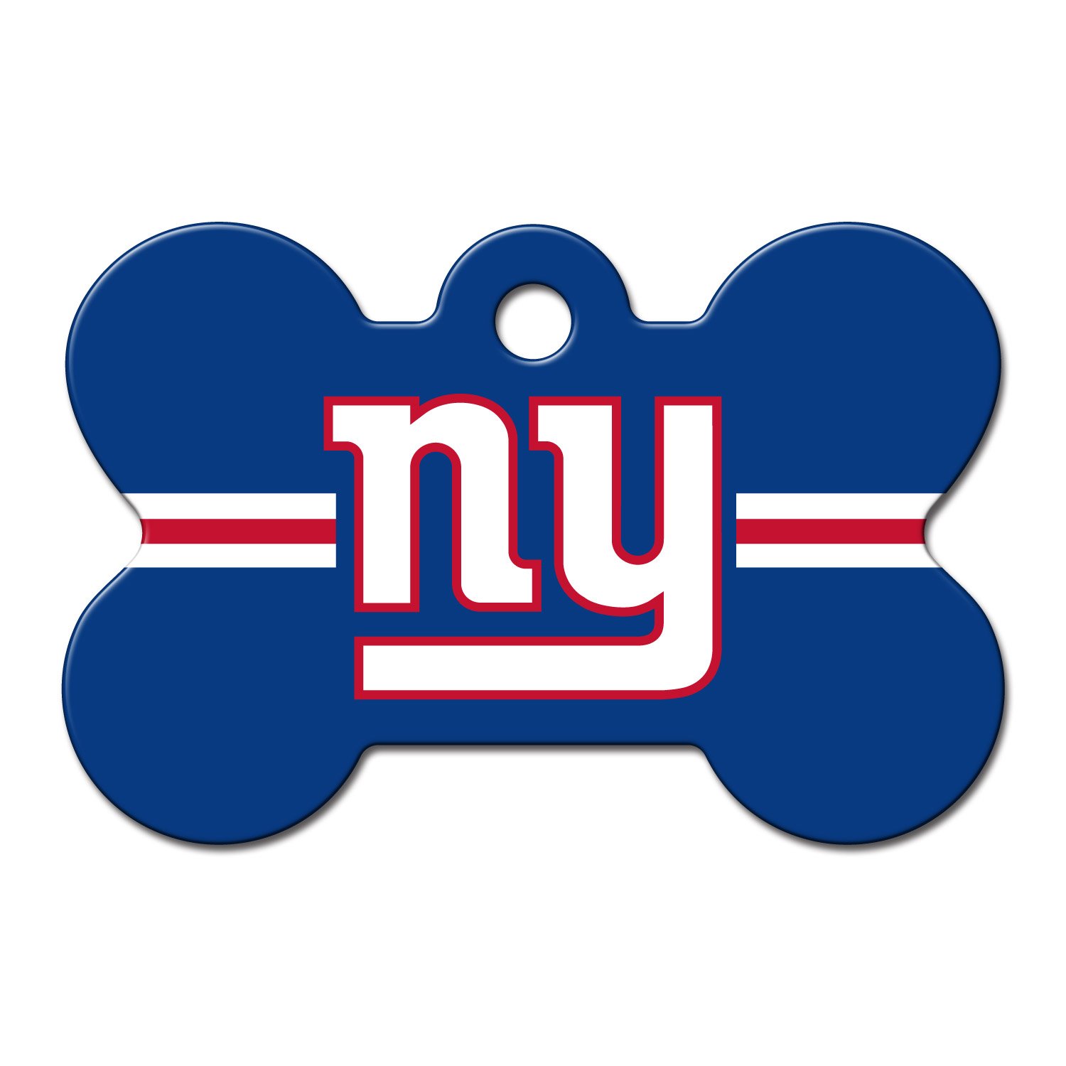 Quick Tag New York Giants Nfl Bone Personalized Engraved Pet Id