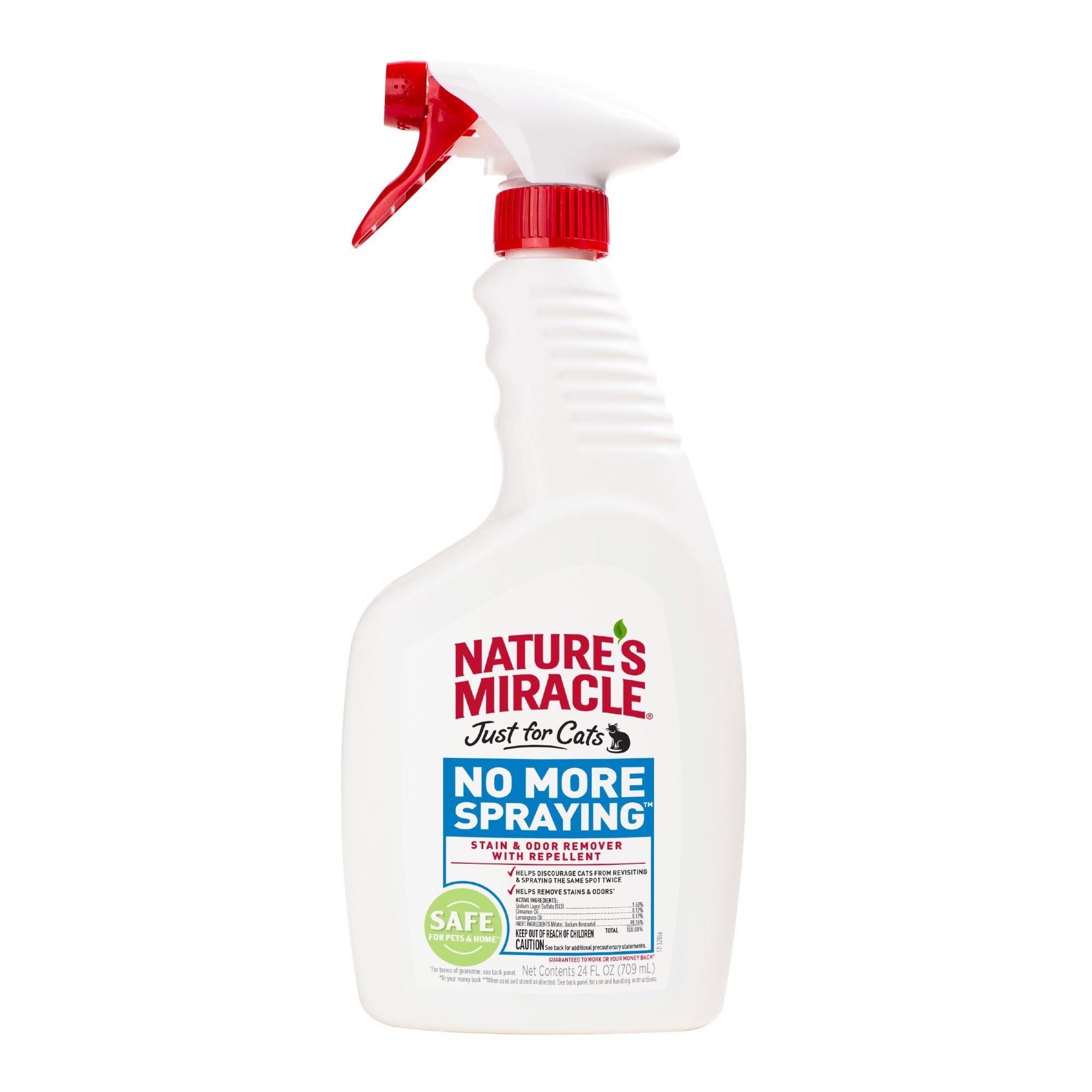 Nature's Miracle No More Spraying Just For Cats Stain & Odor Remover ...