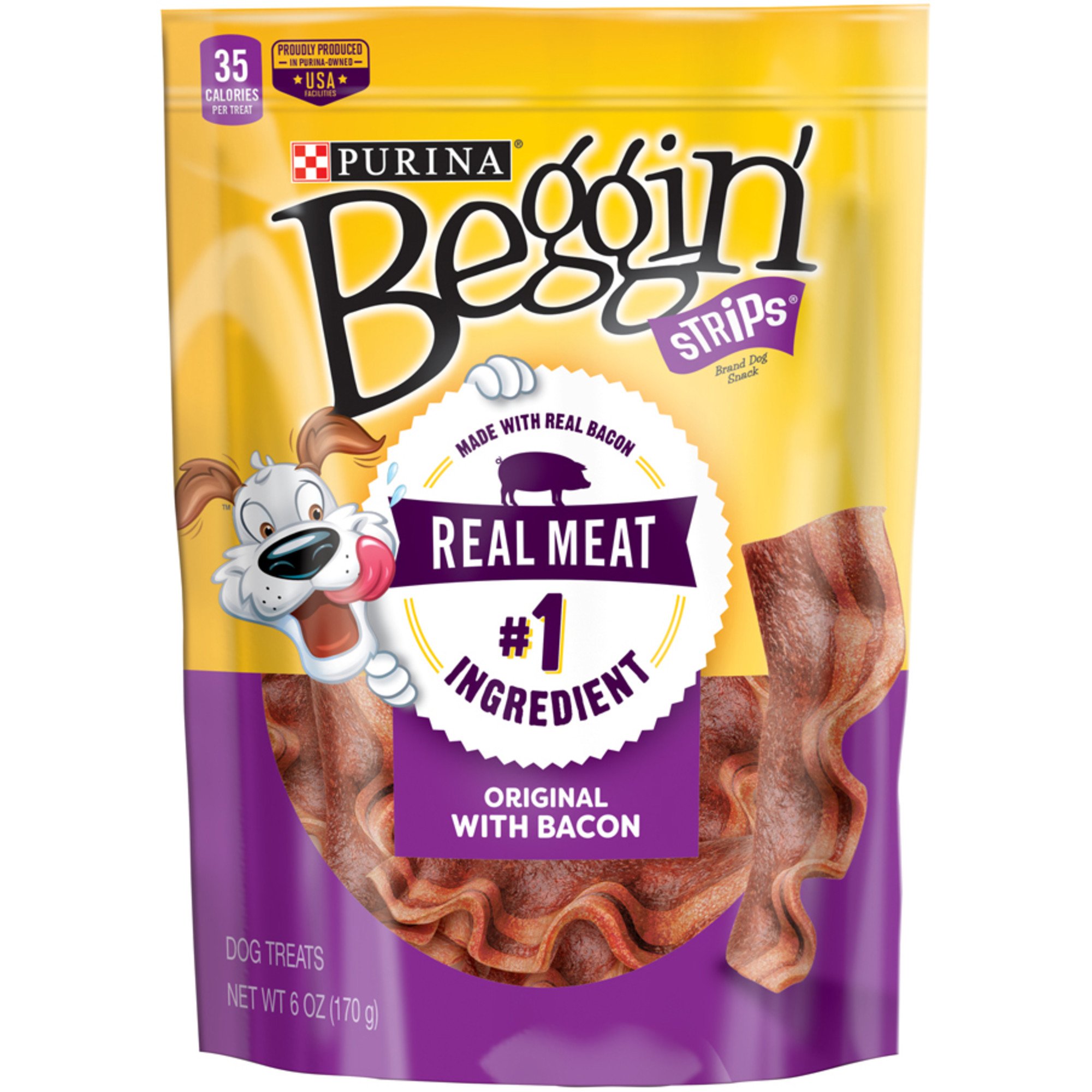 Purina Beggin' Strips Bacon Flavor Dog Snacks Petco