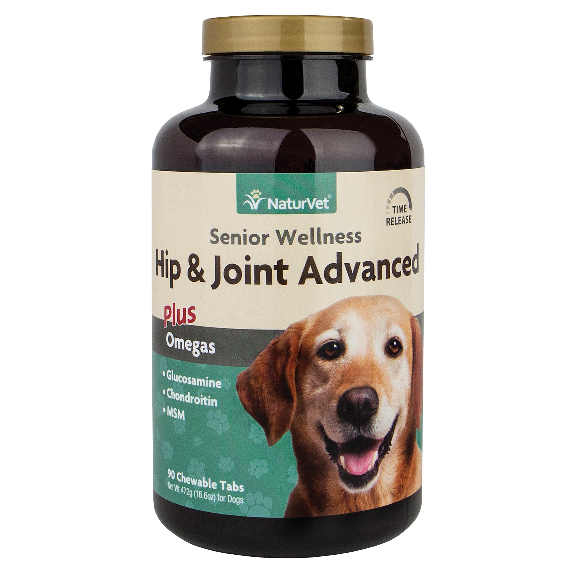 NaturVet Senior Joint Tablets Advanced Formula with Time ...