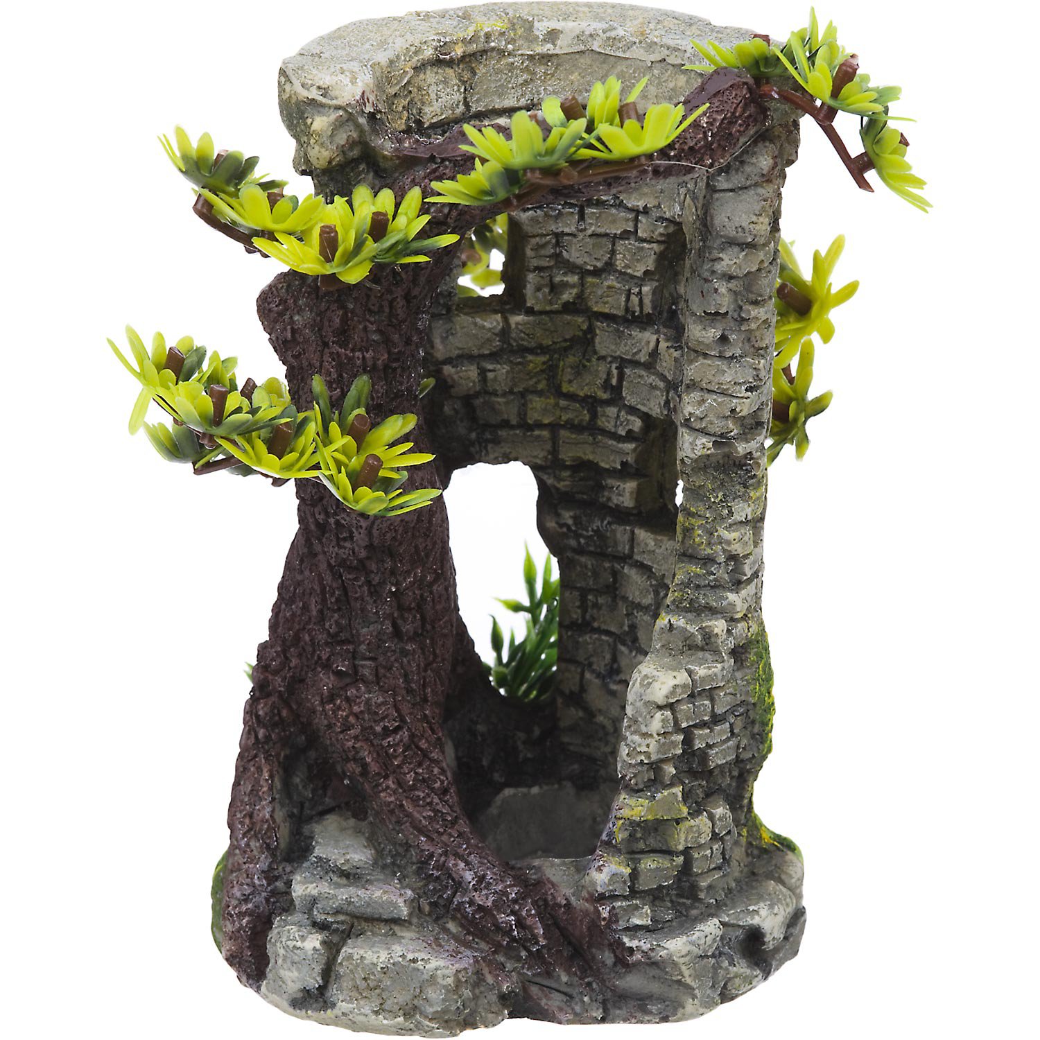 RockGarden Resin Aquarium Bonsai Tower Petco