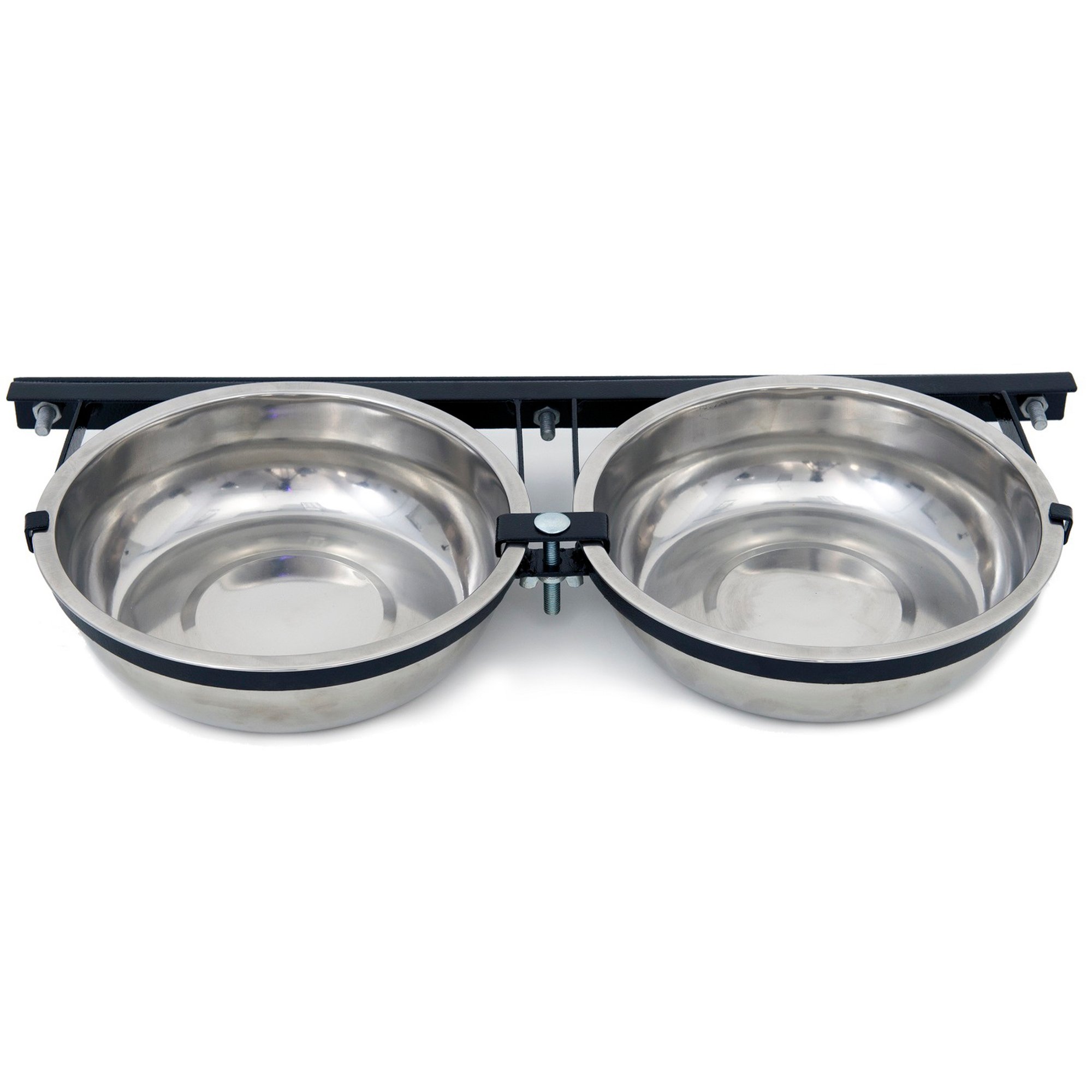 Lucky Dog Probreeder Static 2Bowl Kennel Dog Bowls Petco