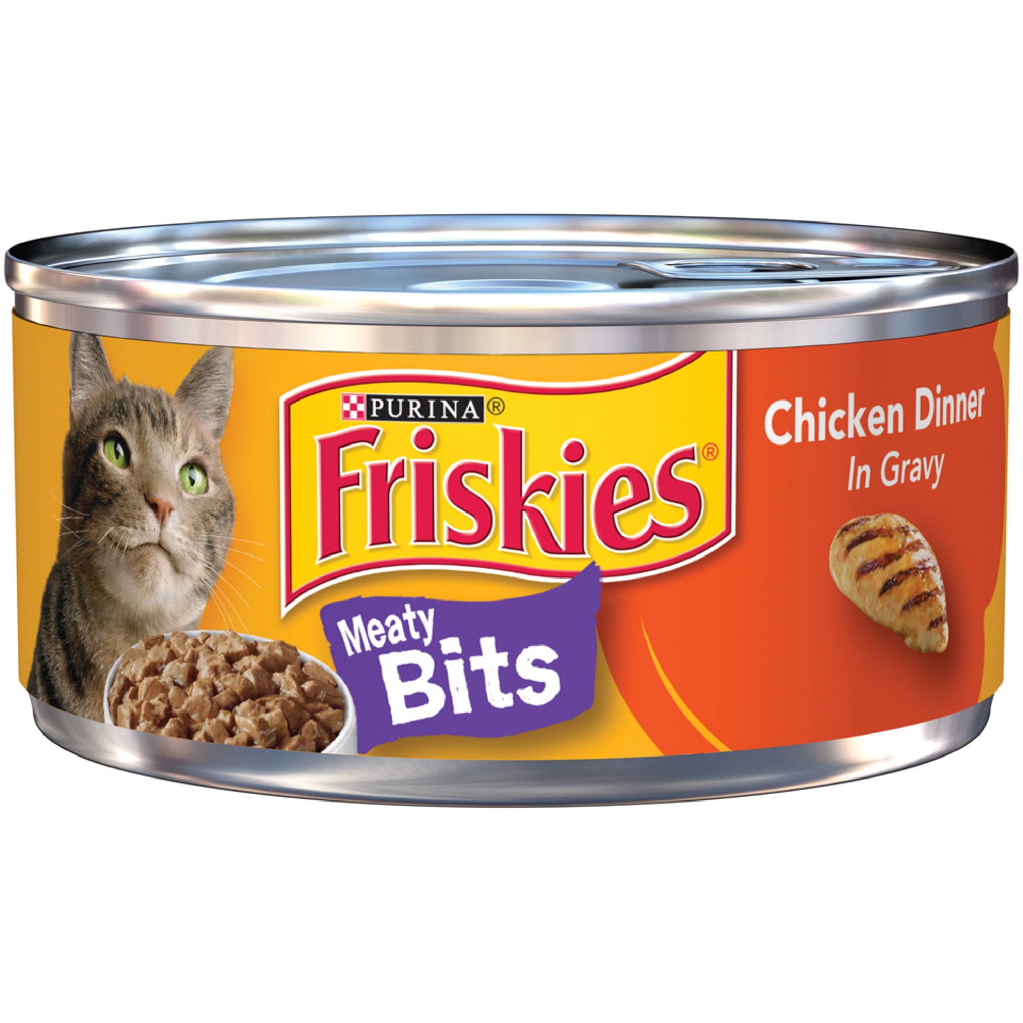 Friskies Meaty Bits Chicken Dinner in Gravy Cat Food | Petco