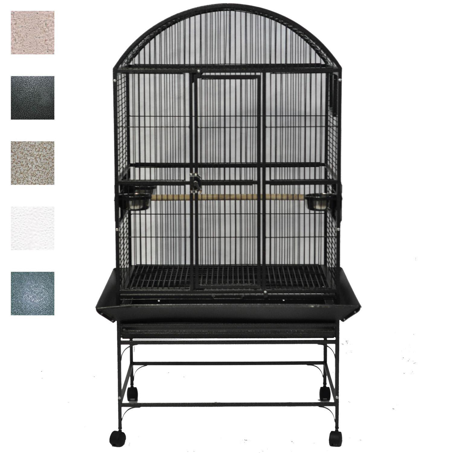 A&E Cage Company Palace Dometop Bird Cage in Green Petco