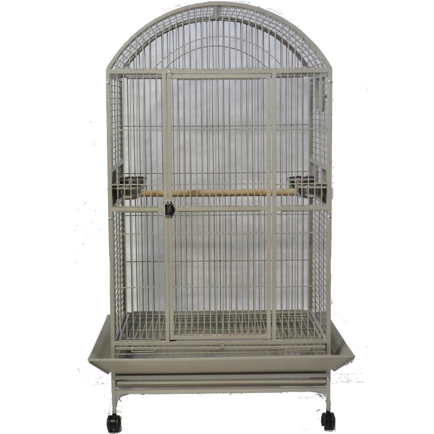 A&E Cage Company Stainless Steel Macaw Mansion Dometop Bird Cage Petco