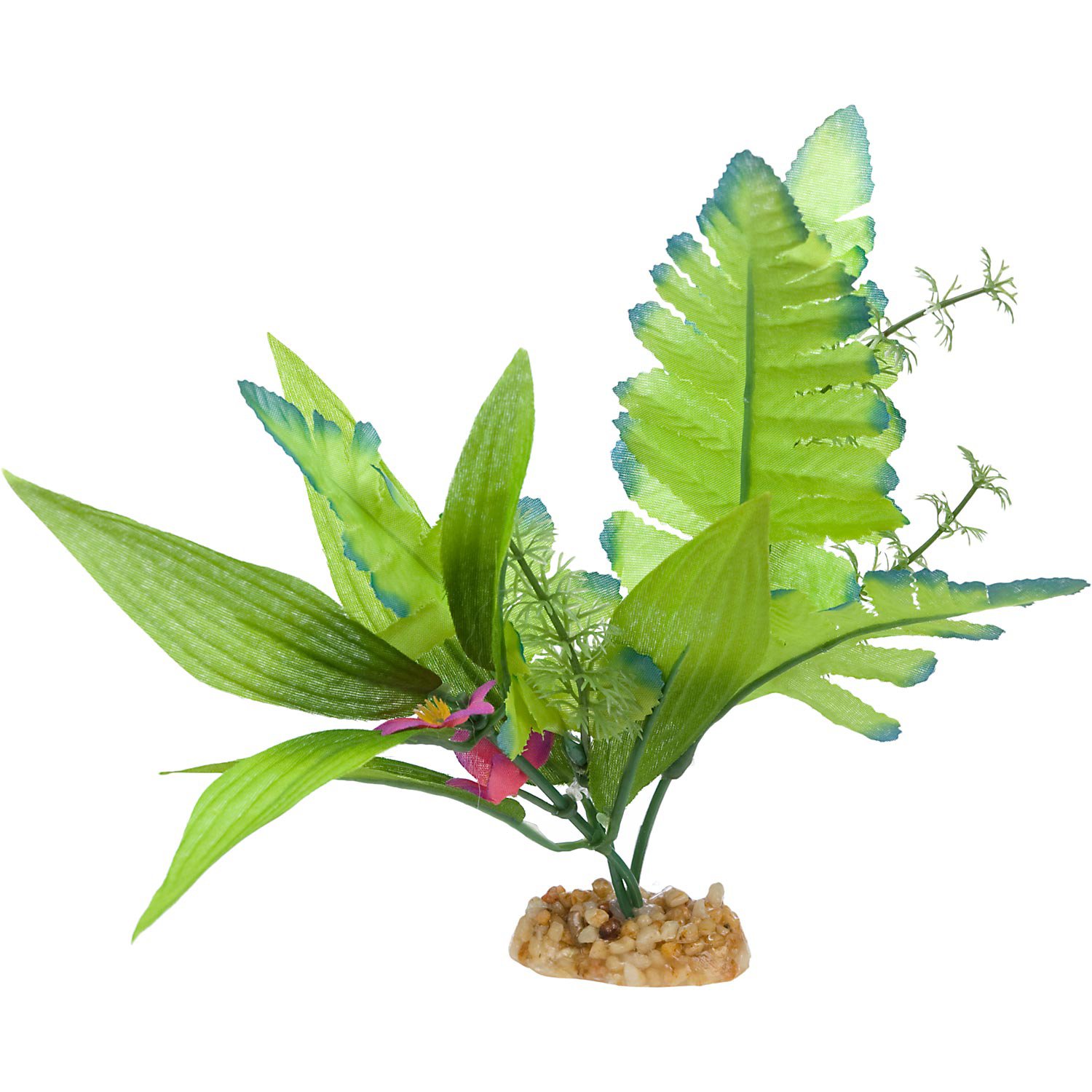 Imagitarium Leafy Green Silk Aquarium Plant Petco