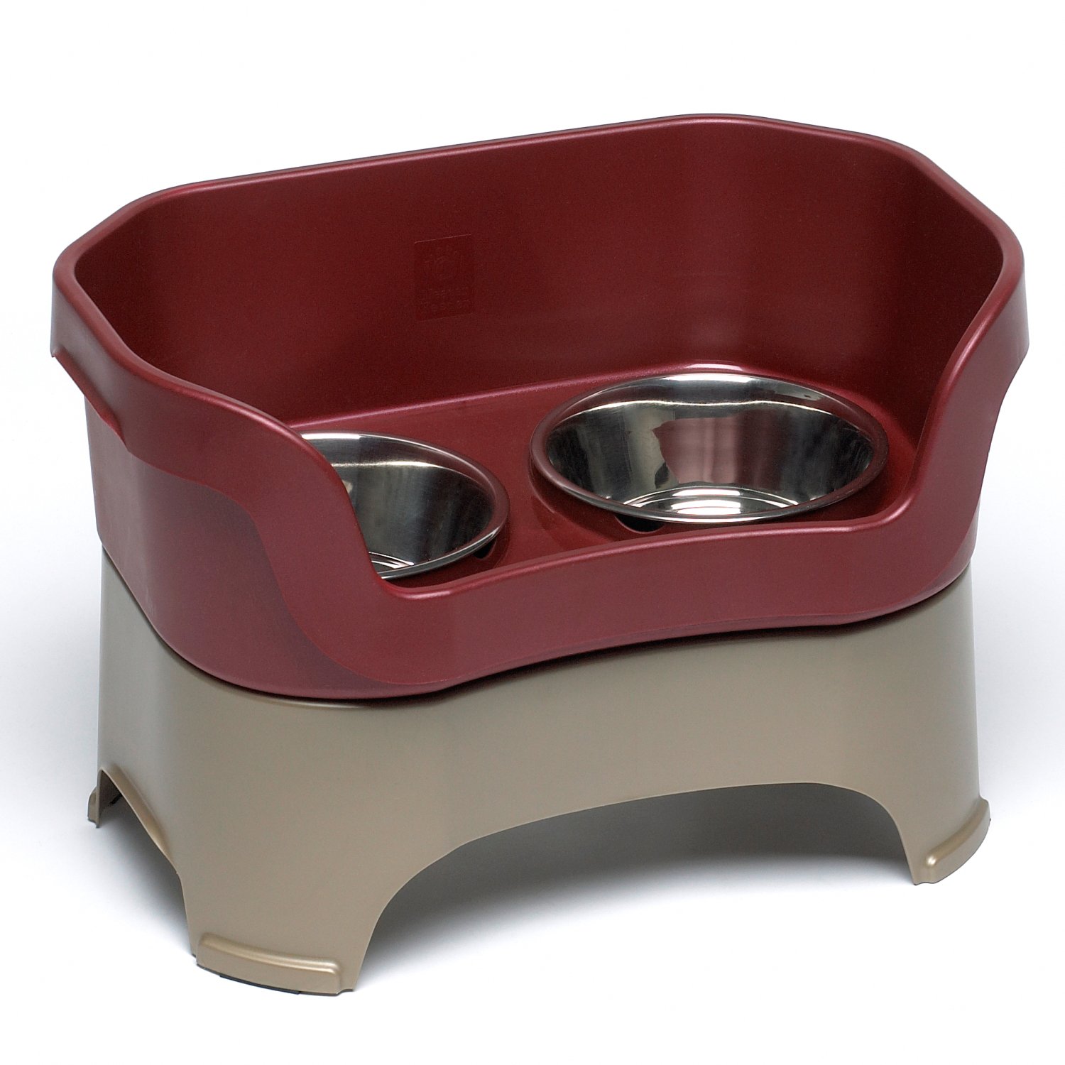 Neater Brands Cranberry Elevated Dog Diner 21 L X 13 W X 14 5