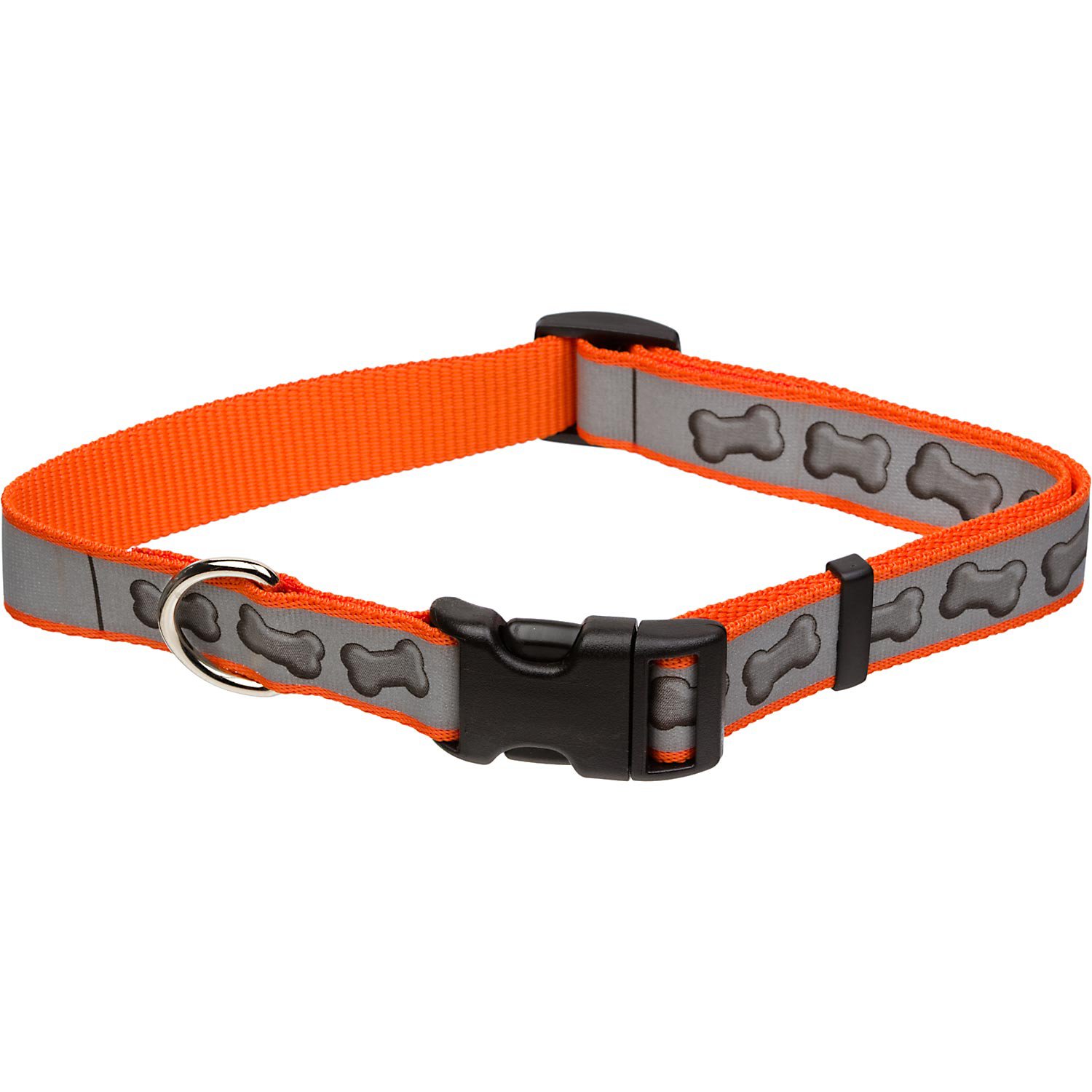 Coastal Pet Lazer Brite Personalized Reflective Dog Collar in Orange