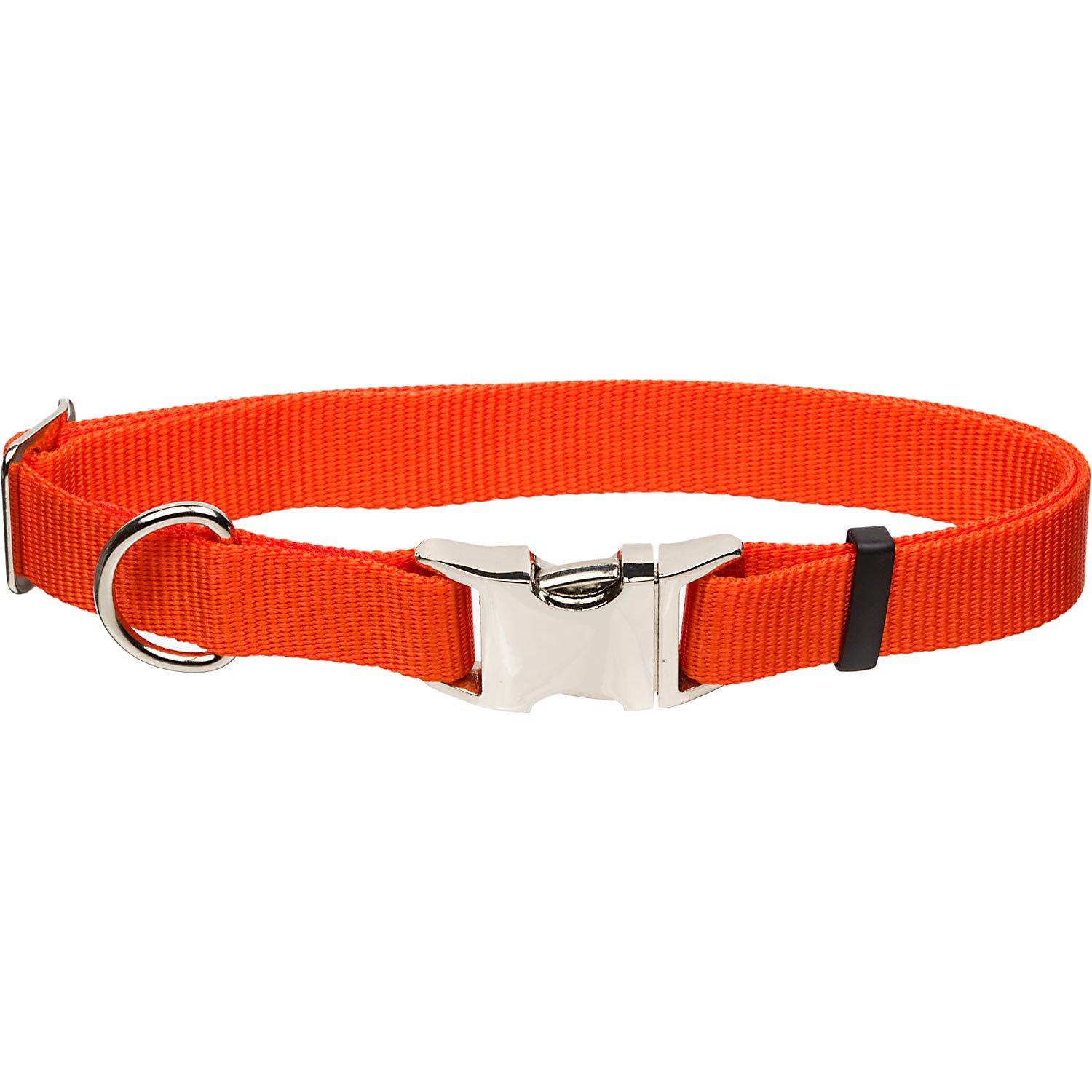 Coastal Pet Metal Buckle Nylon Adjustable Dog Collar in Orange | Petco