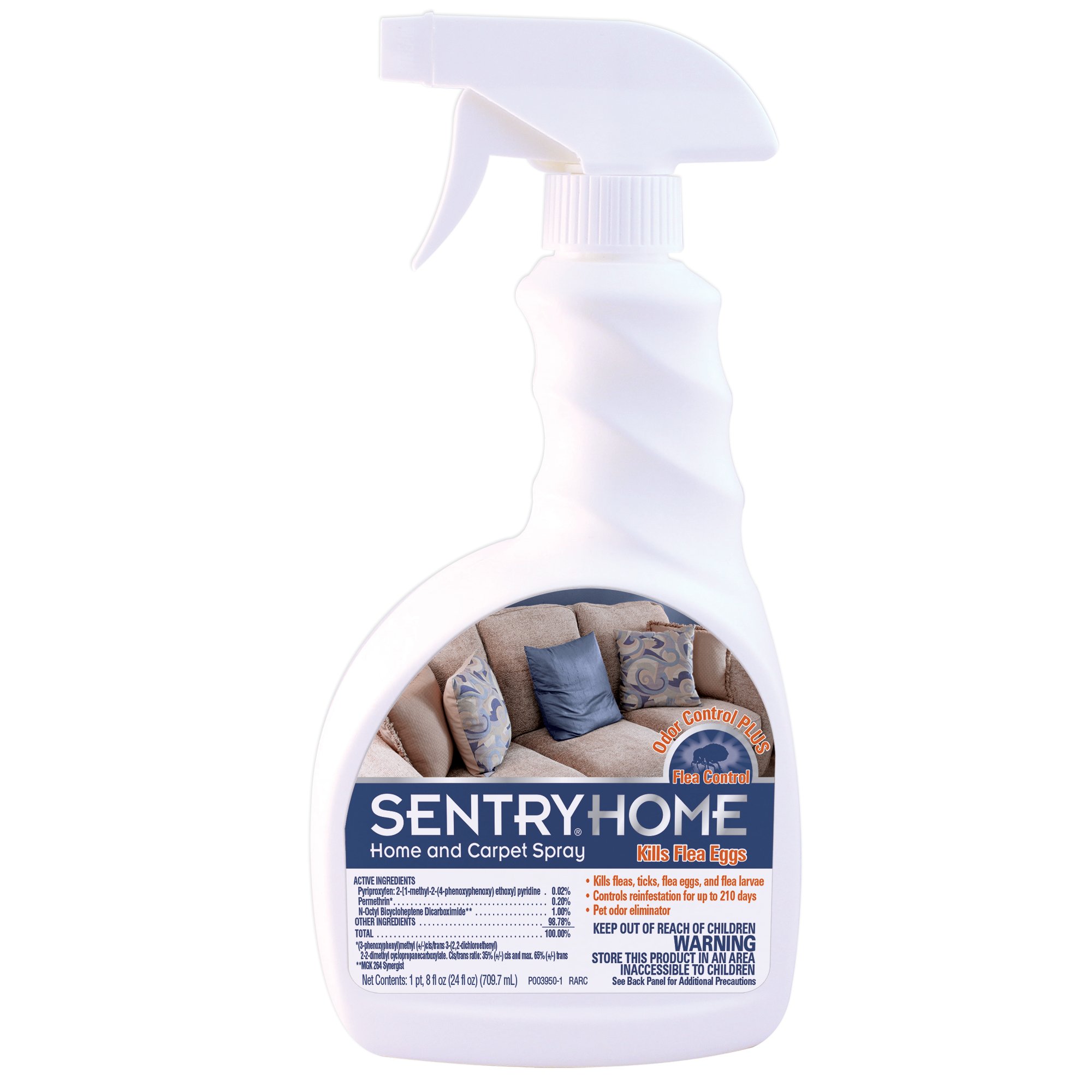 Sentryhome Flea And Tick Home And Carpet Spray 24 Fl Oz Petco