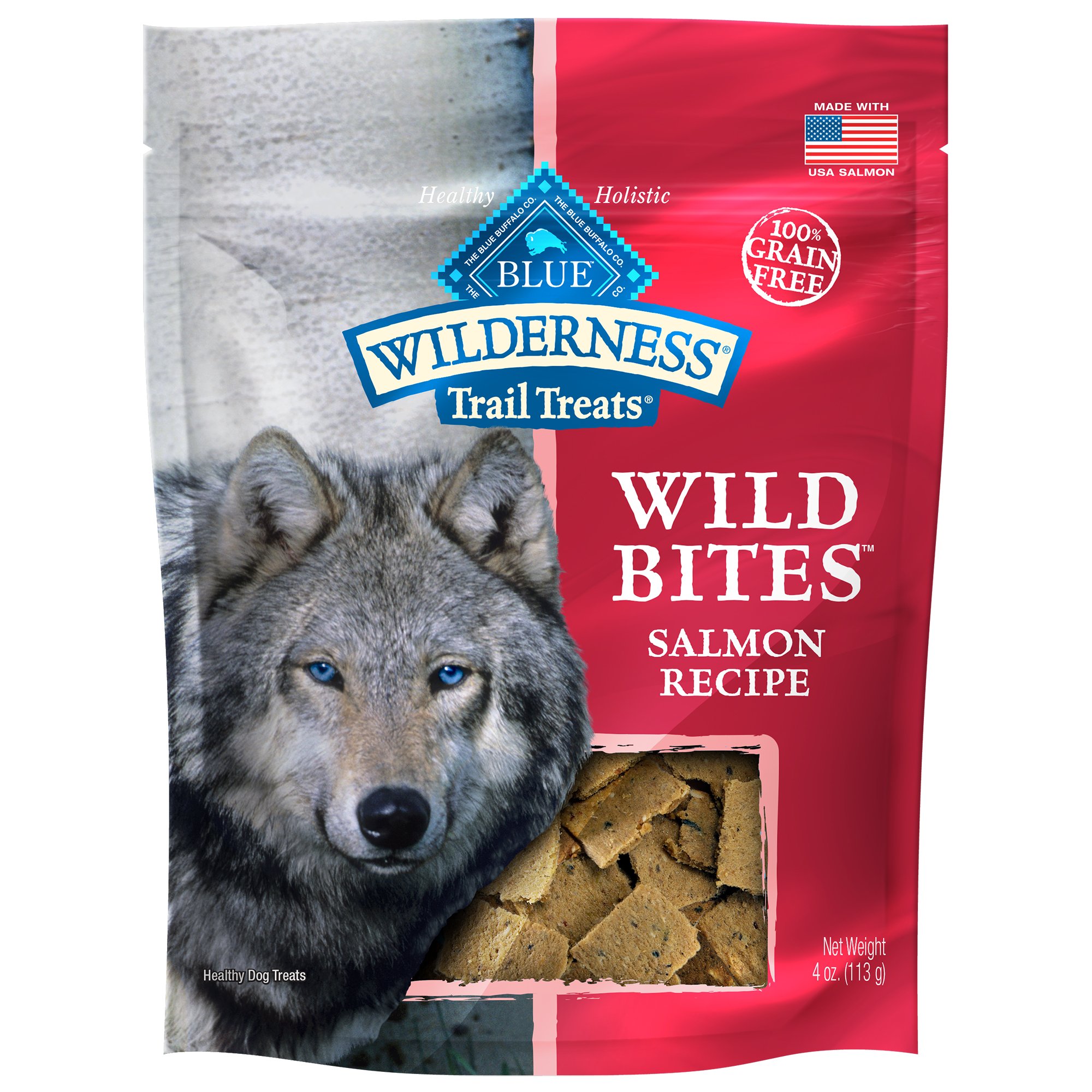 Blue Buffalo Blue Wilderness Trail Treats Salmon Wild Bites Dog Treats