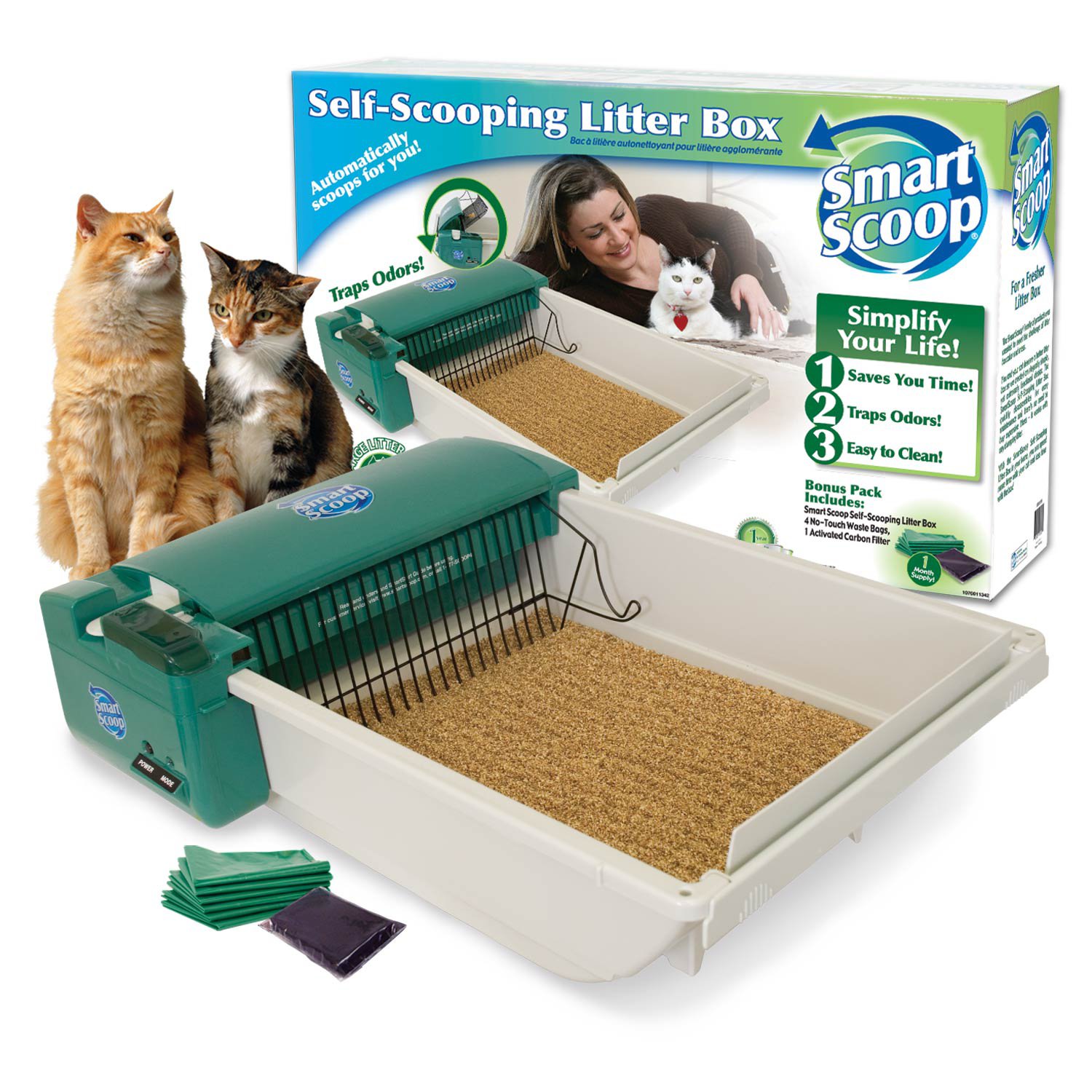 easy scoop litter box