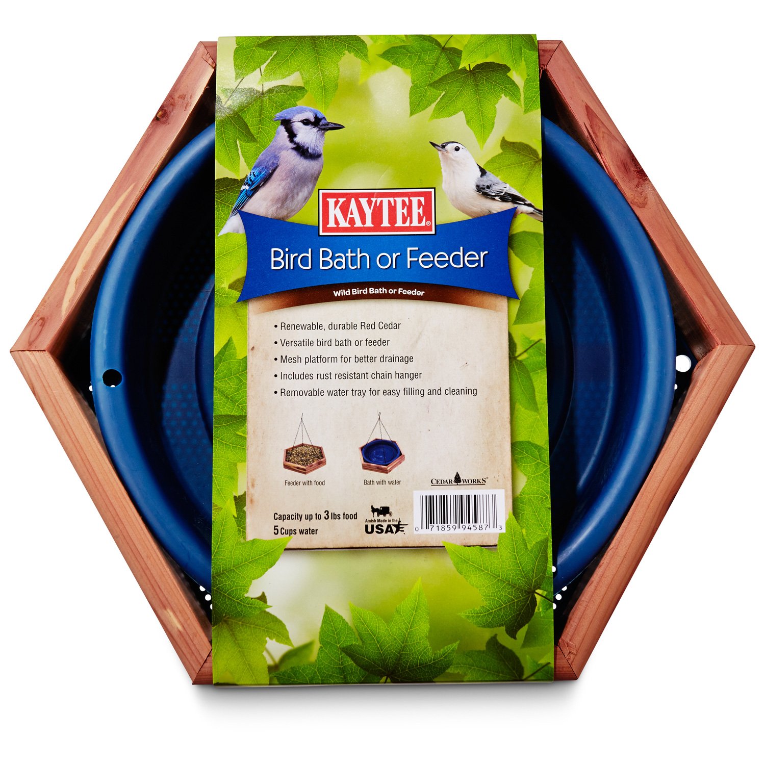 071859945873 Upc Kaytee Cedar Bird Bath Or Feeder Buycott Upc