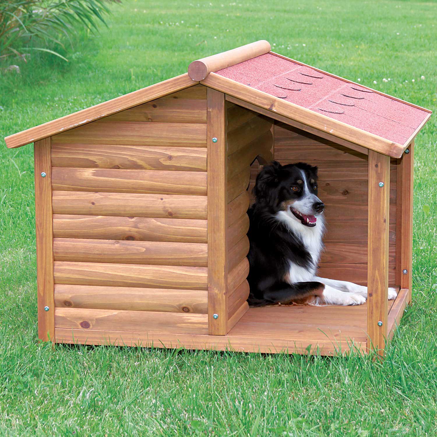 Dog Houses: Large to Small Dog Houses & Igloos | Petco - Trixie Natura Log Dog House