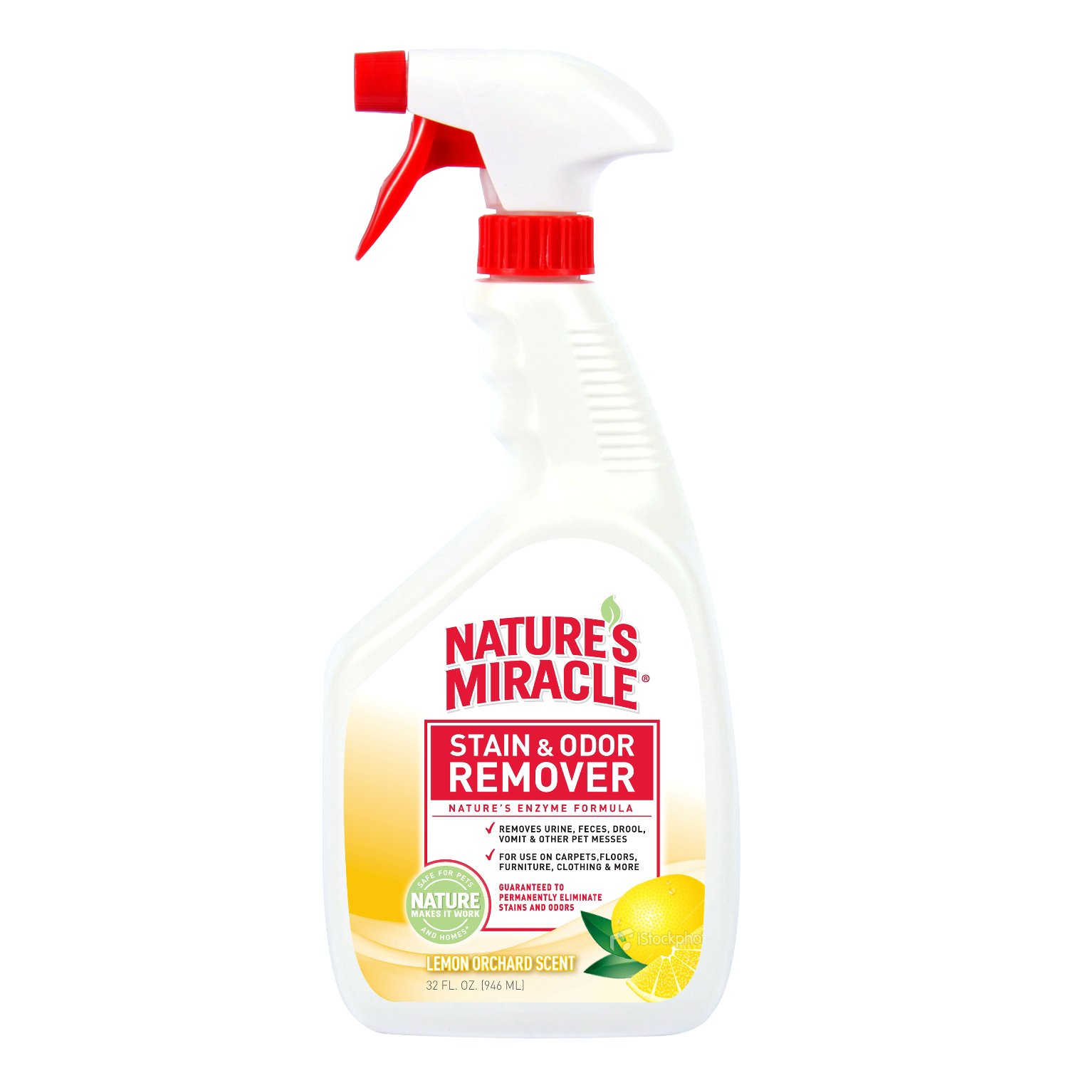 UPC 018065053794 product image for Nature's Miracle Lemon Scented Stain & Odor Remover, 32 fl. oz. () | upcitemdb.com