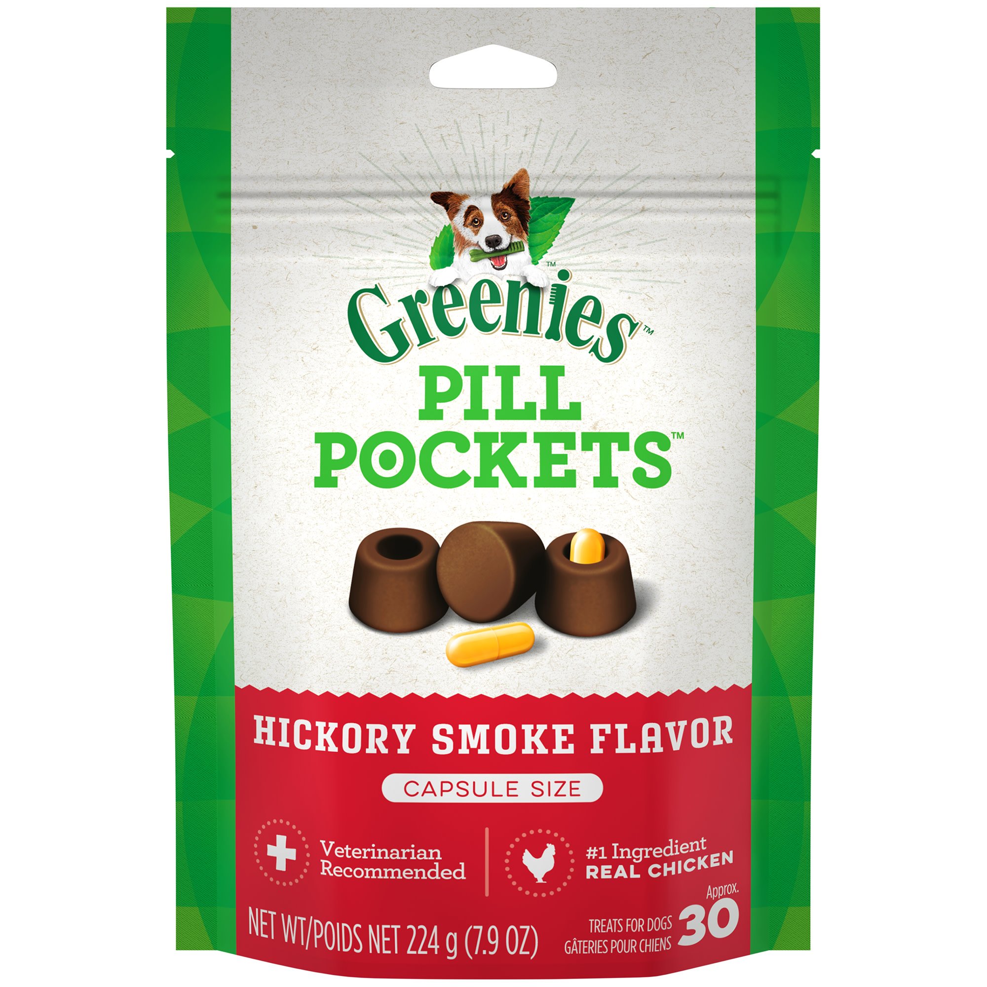 Greenies Pill Pockets Hickory Smoke Flavor Capsule Dog Treats Petco