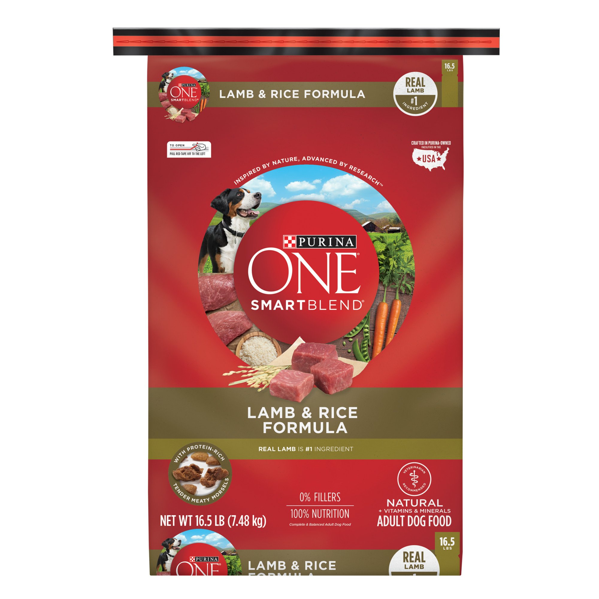 Purina ONE SmartBlend Lamb & Rice Formula Adult Premium Dog Food Petco