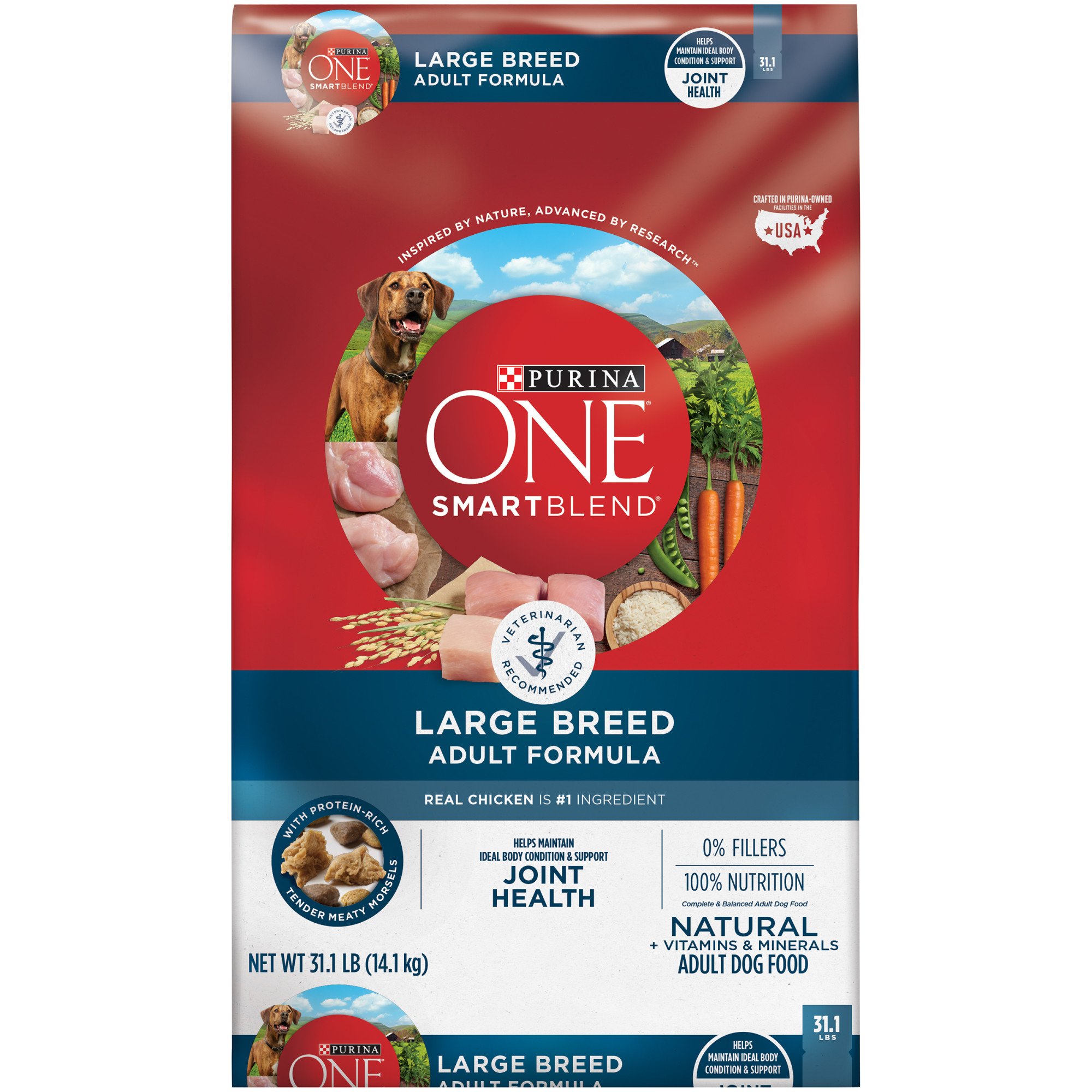 Purina ONE Large Breed Adult Formula Dog Food | Petco