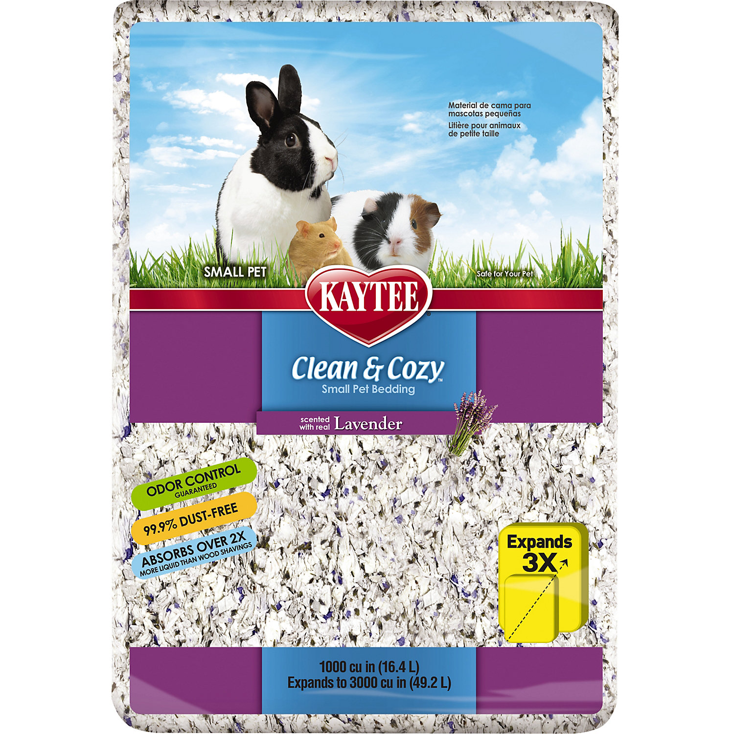 Kaytee Clean Cozy Lavender Scented Small Animal Bedding 1000 Cu. In. Kaytee Clean Cozy Lavender Scented Small Animal Bedding 1000 Cu. In.