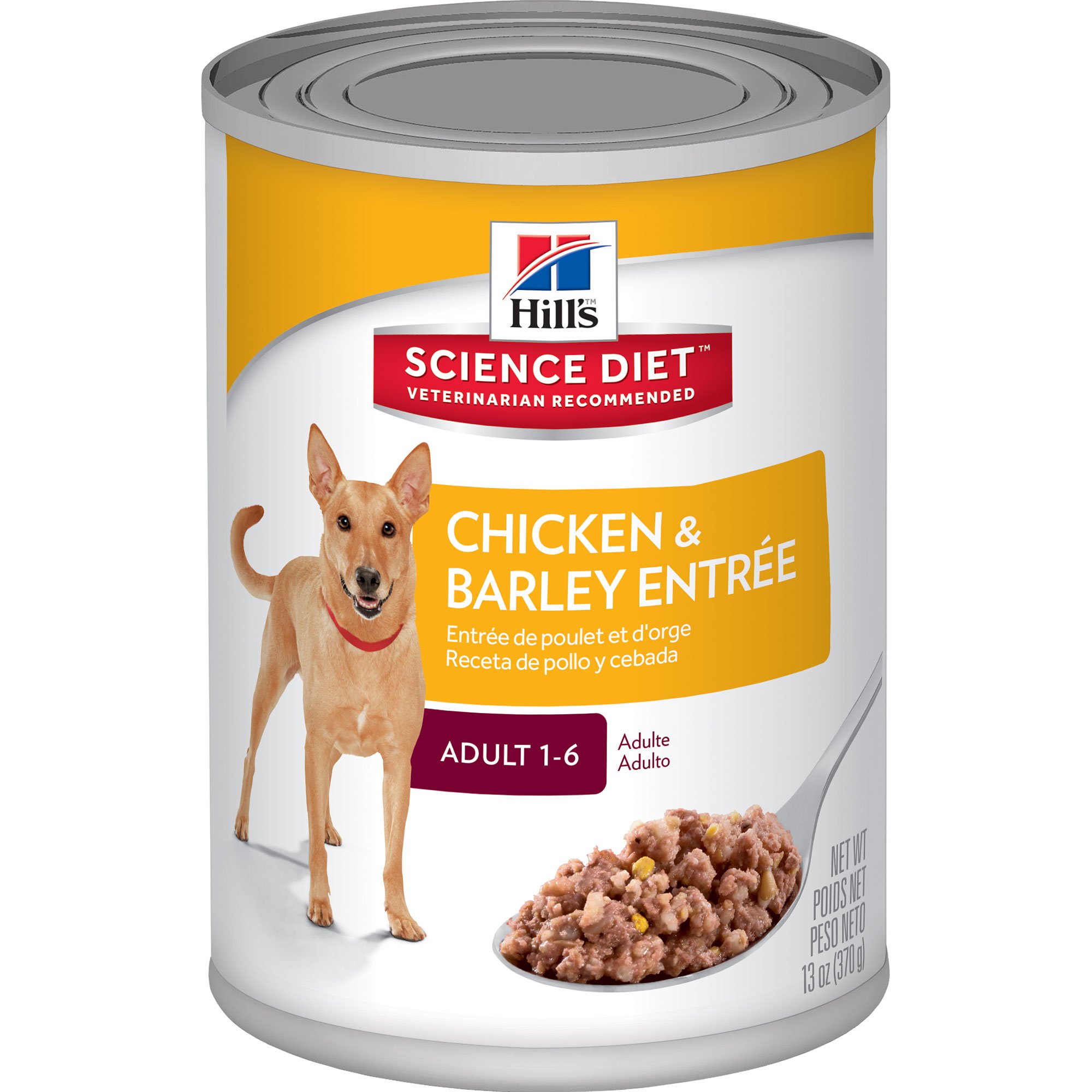 Hill's Science Diet Adult Savory Chicken Entree Canned Wet Dog Food, 13 oz., Case of 12 Petco