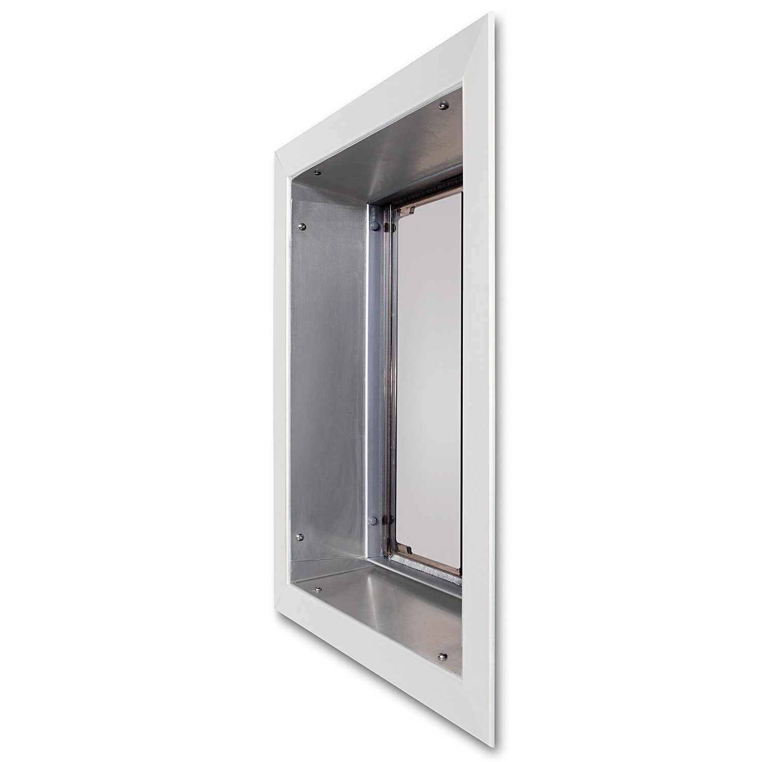 Plexidor Wall Mount Pet Door In White X Large Petco