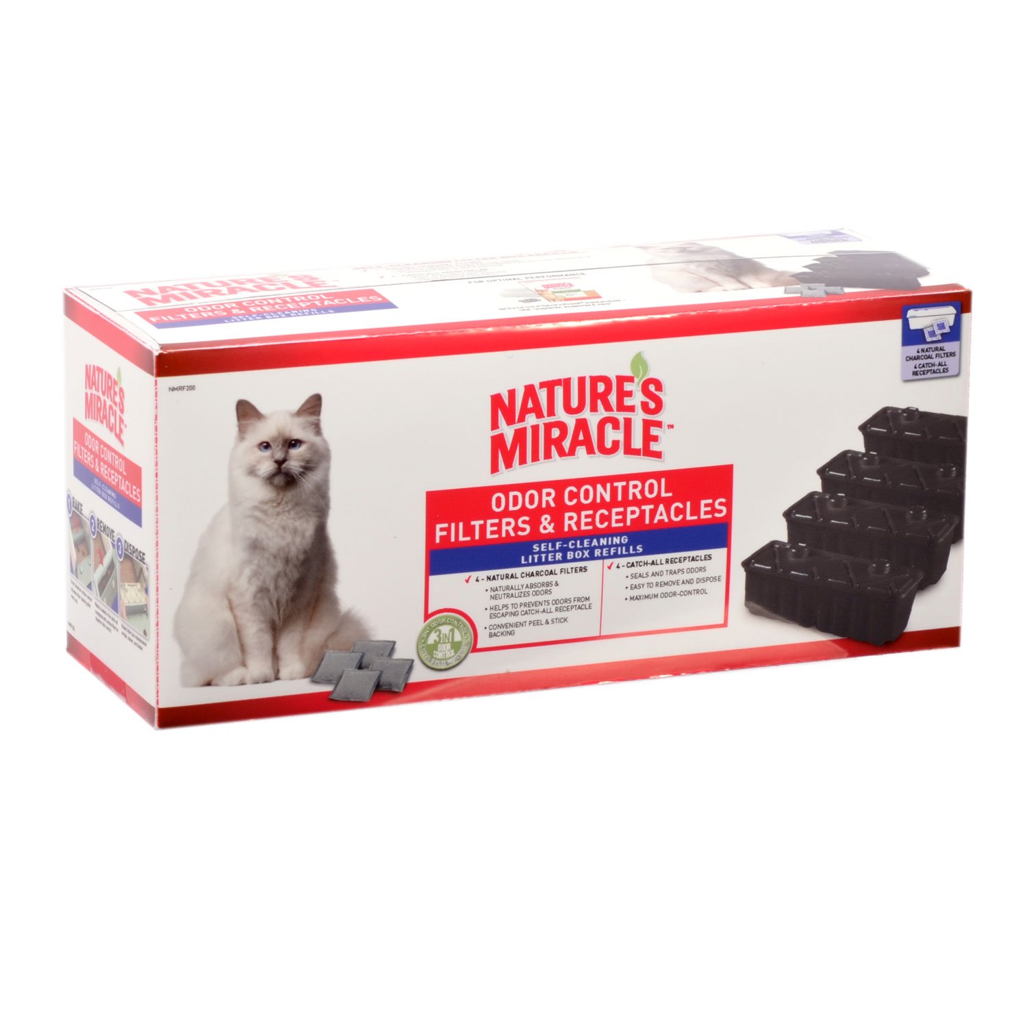 UPC 046798775331 product image for Nature's Miracle Self Cleaning Litter Box Filter and Receptacle Pack () | upcitemdb.com