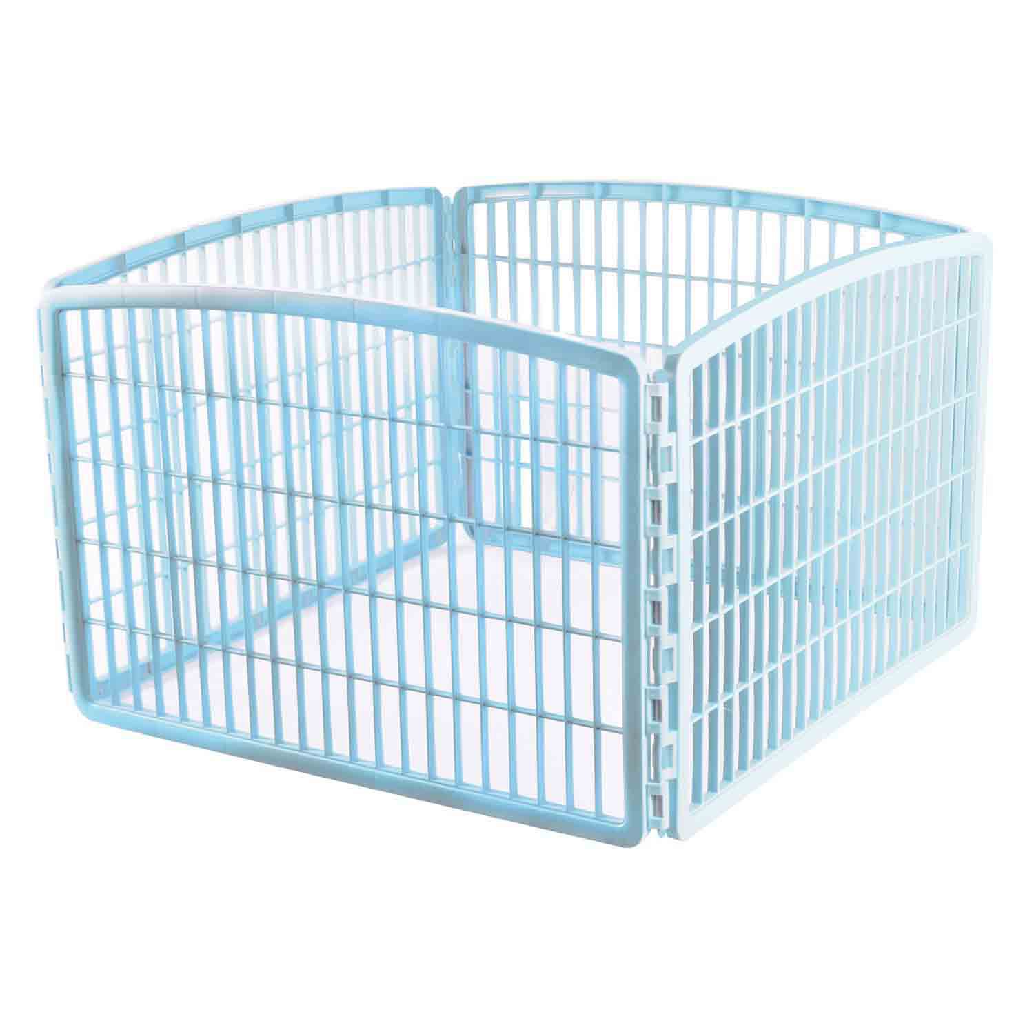 Iris Blue Four Panel Pet Containment and Exercise Pen ...