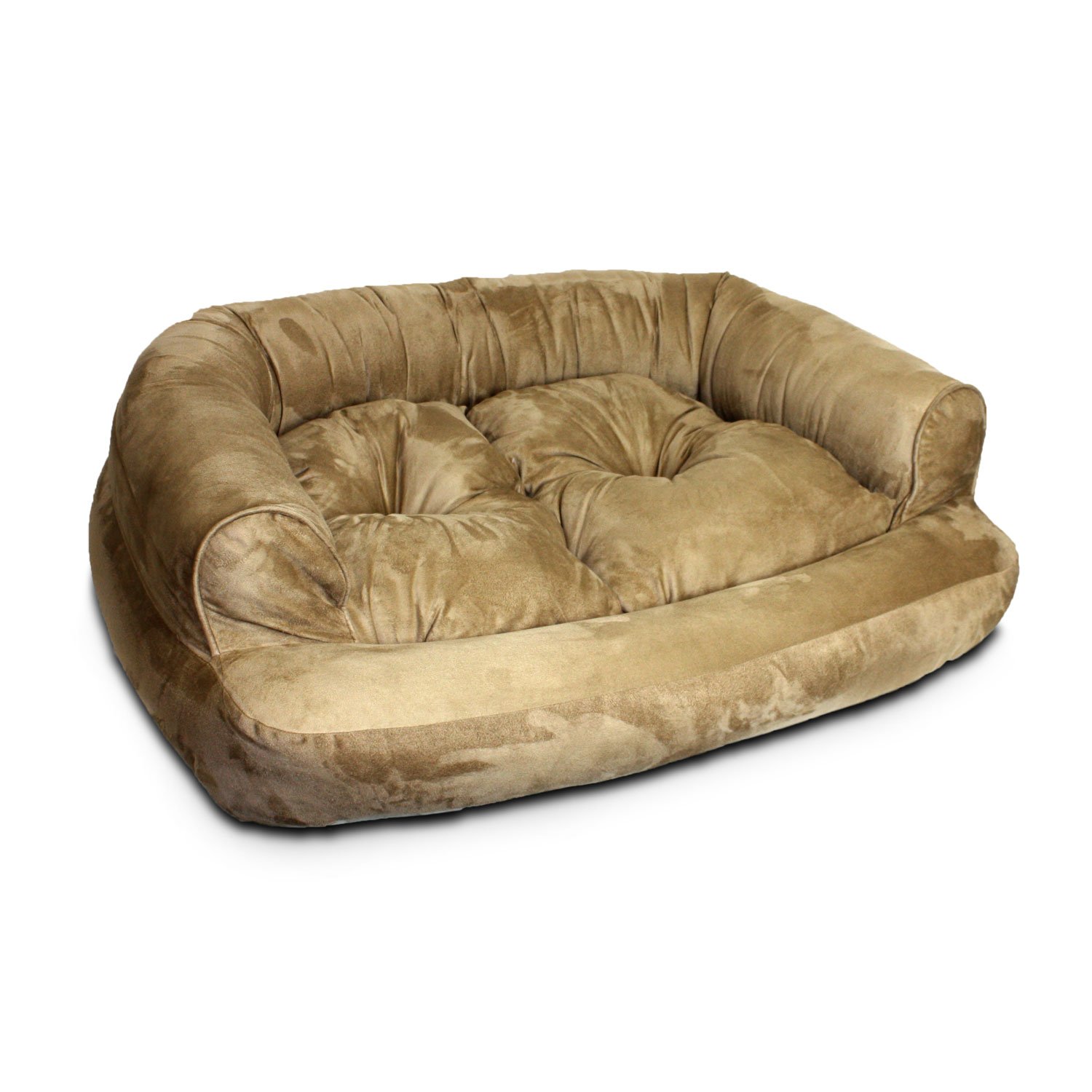 Snoozer Luxury Overstuffed Sofa in Peat 