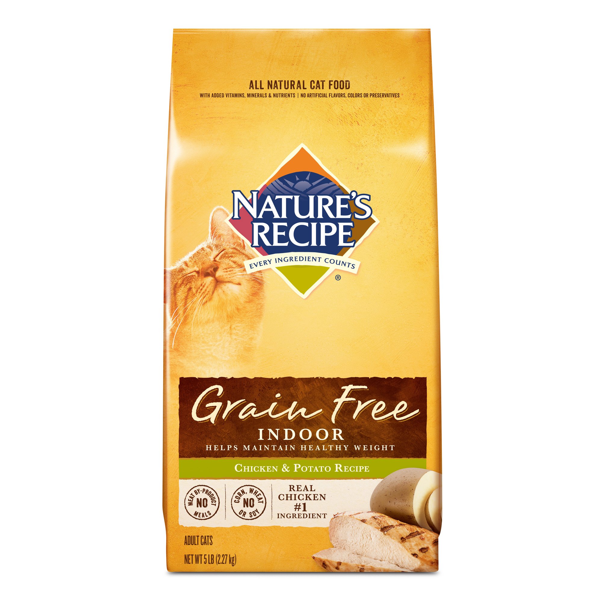 UPC 730521522230 product image for Nature's Recipe Grain Free Indoor Chicken & Potato Adult Cat Food, 11 lbs. () | upcitemdb.com