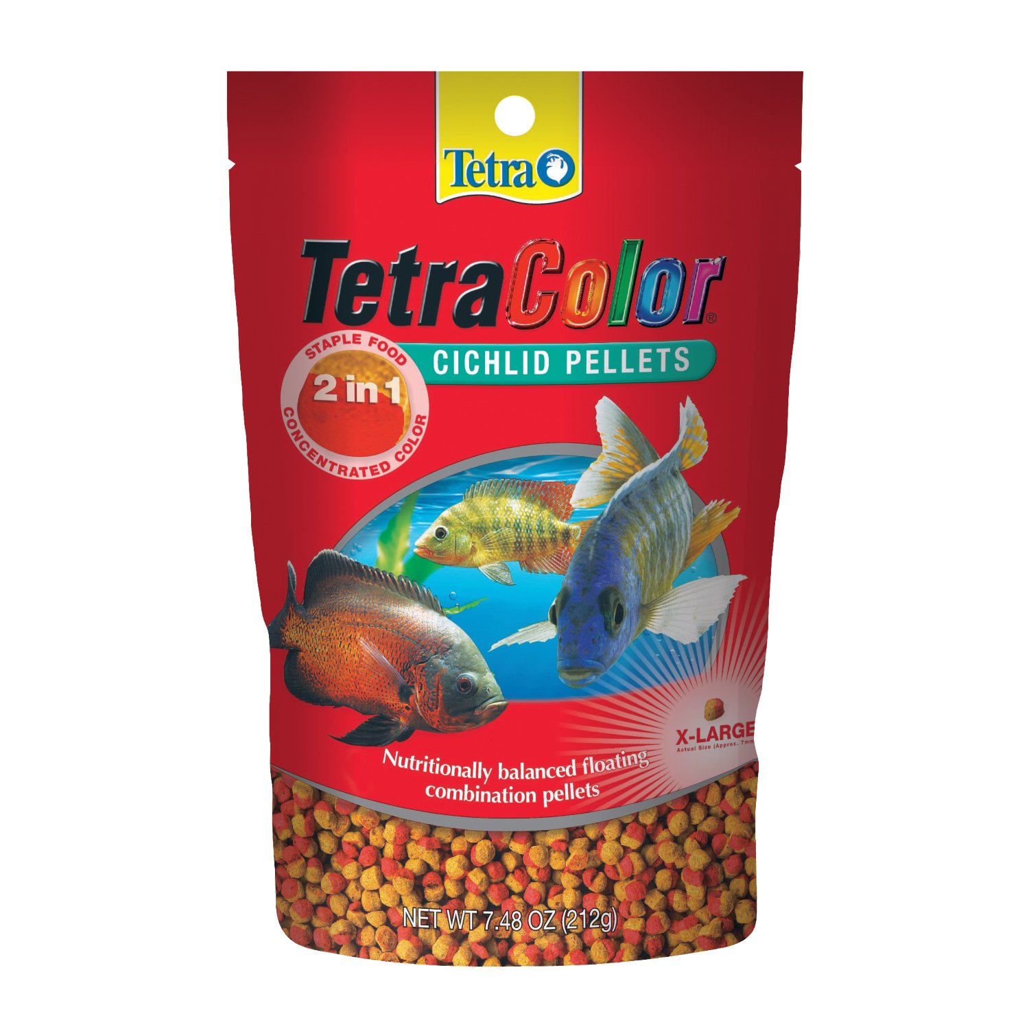 TetraColor Cichlid Food Pellets Petco