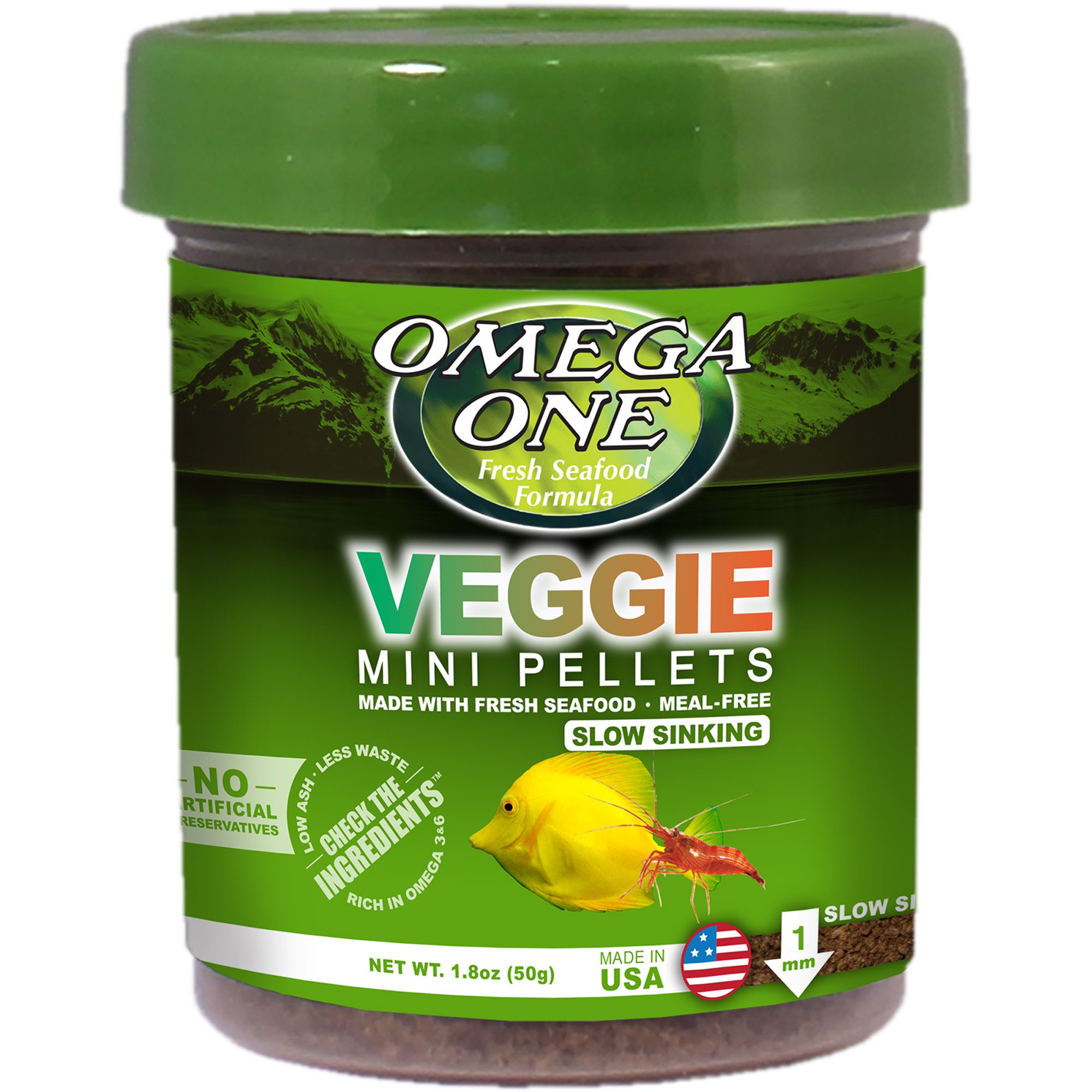 698220612211 UPC - Omega One Veggie Micro Pellets, 1.8 Oz