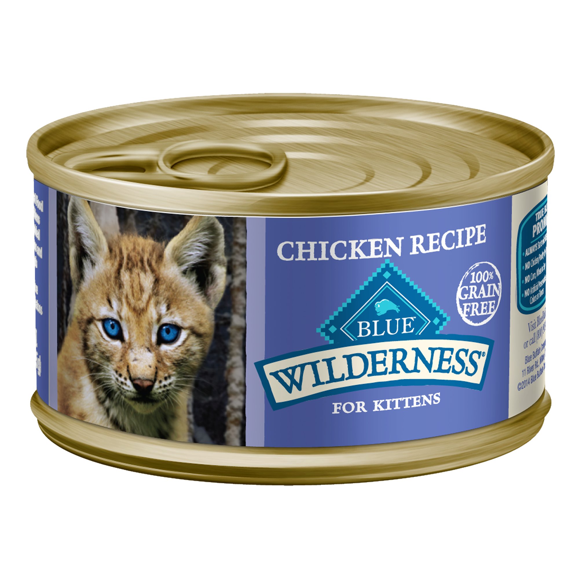 Blue Buffalo Blue Wilderness Kitten Chicken Recipe Wet Cat Food Petco