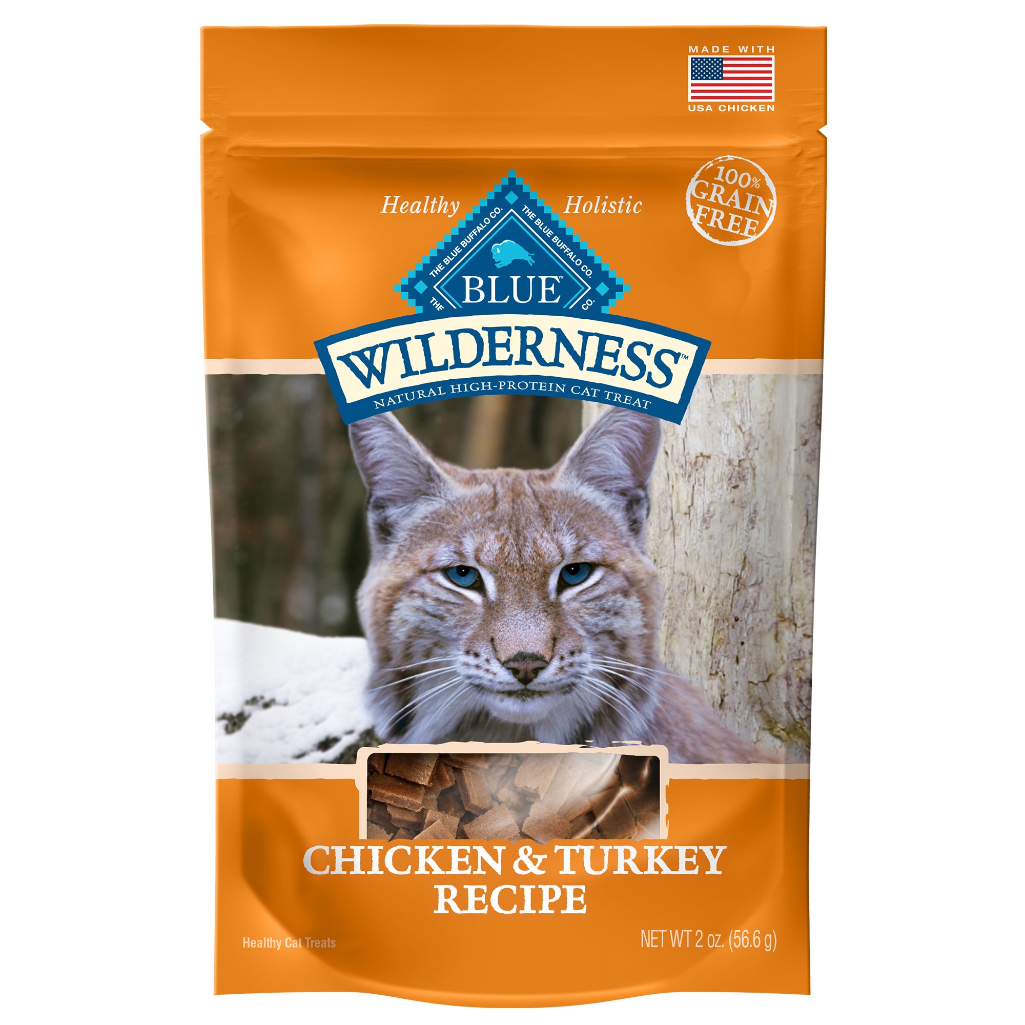 Blue Buffalo Blue Wilderness Chicken & Turkey Cat Treats Petco