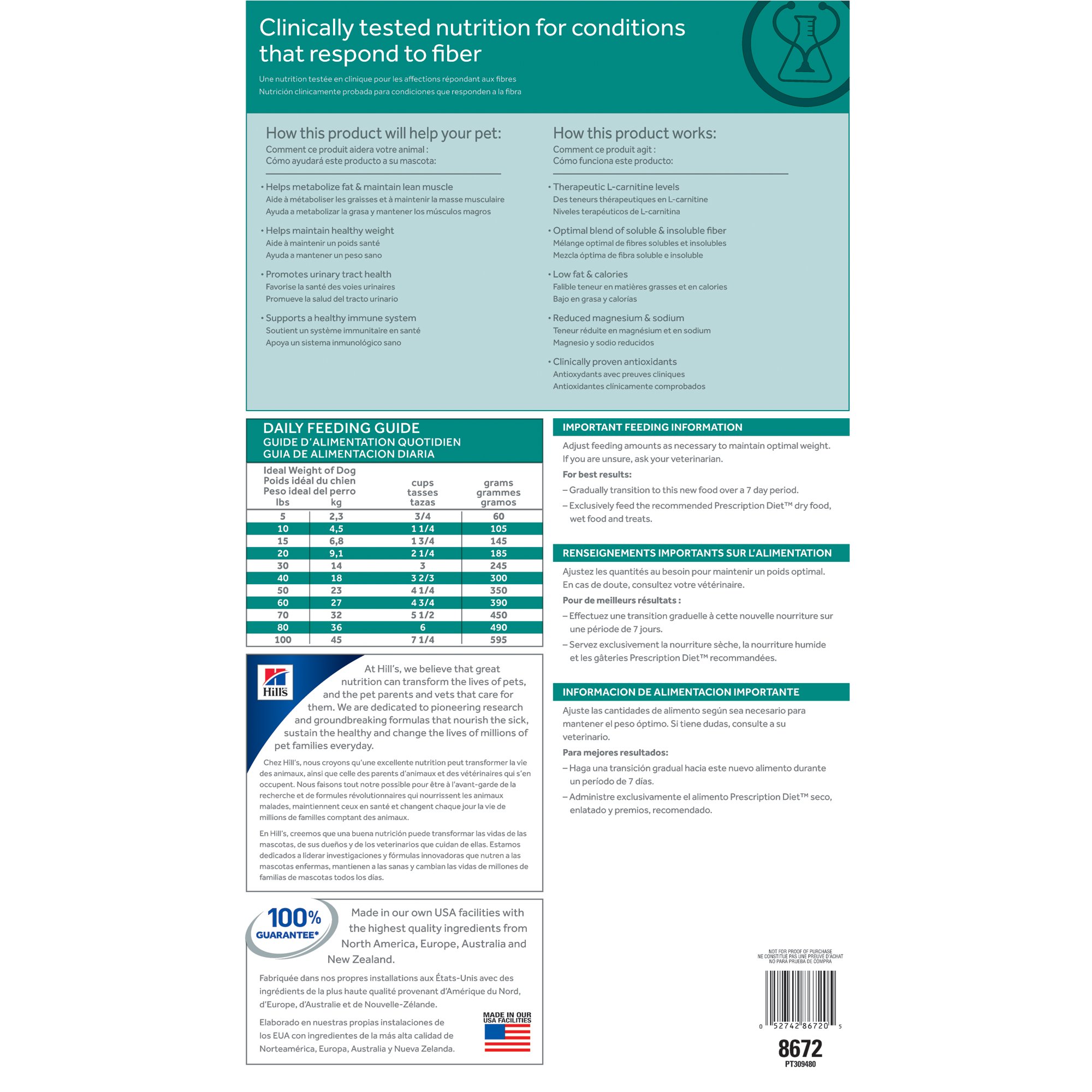 hill's prescription diet wd