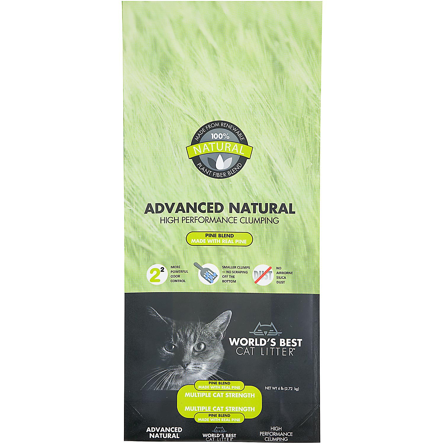 UPC 322591001182 - World's Best Cat Litter Advanced Natural Pine Blend ...